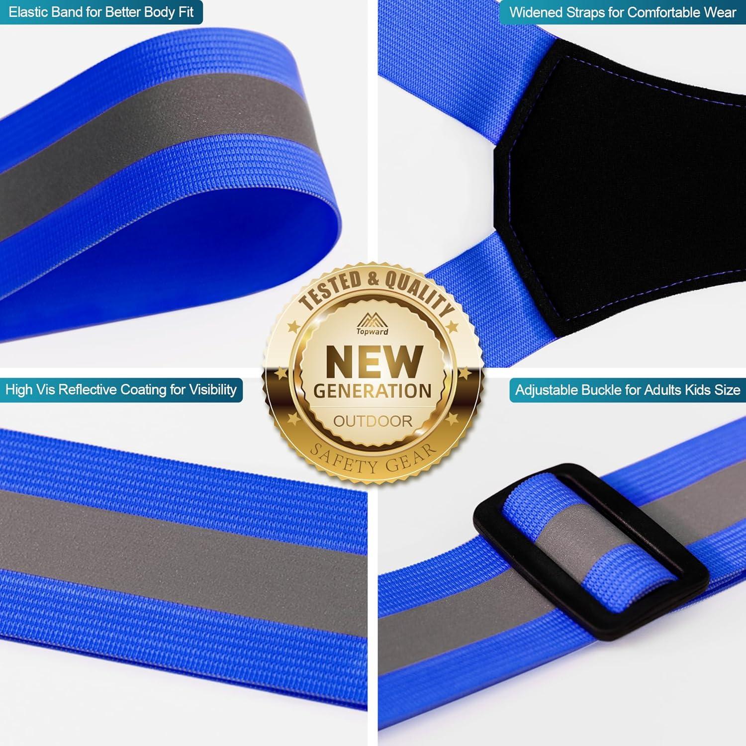 Chaleco Reflectante LED Topward para Correr y Caminar - Alta Visibilidad