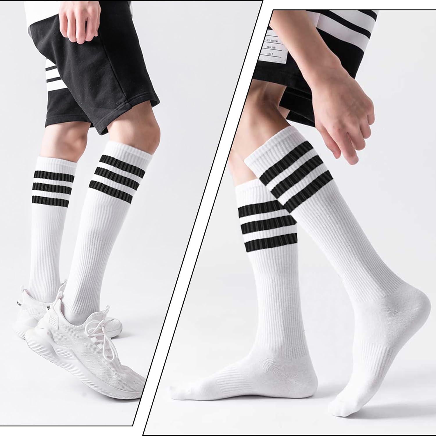 Conjunto de 4 Piezas Muñequera y Calcetines Rayas BHUCUTU