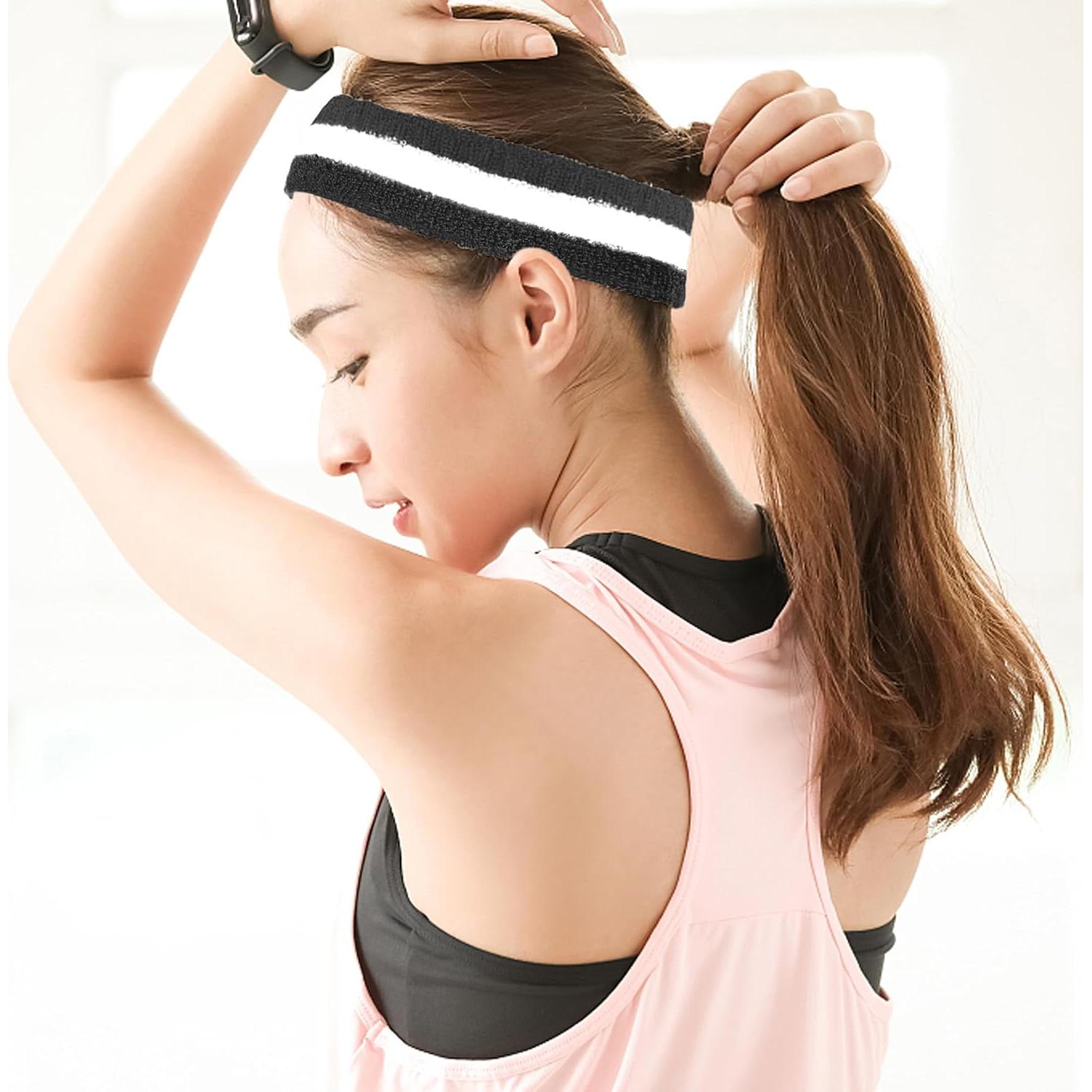 Conjunto de 4 Piezas Muñequera y Calcetines Rayas BHUCUTU