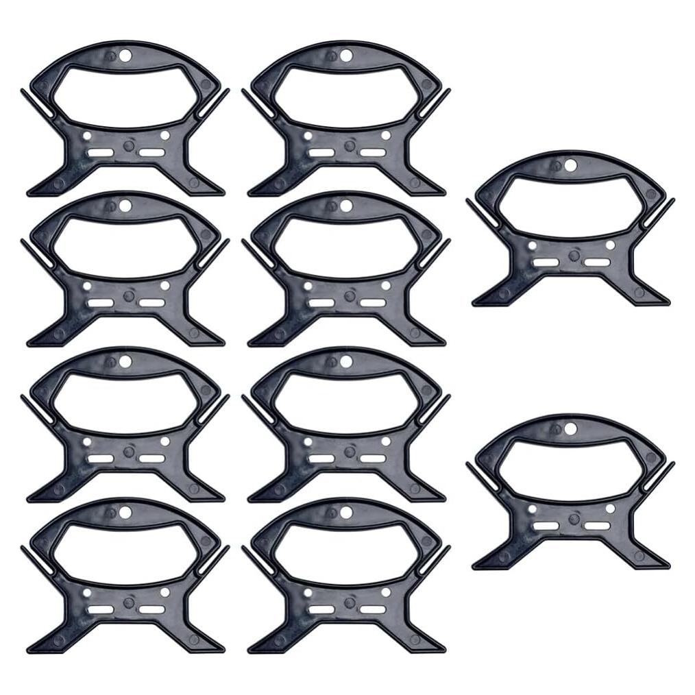 Organizador de Cuerda Garneck 10 Piezas Negro 11.2x9.1cm