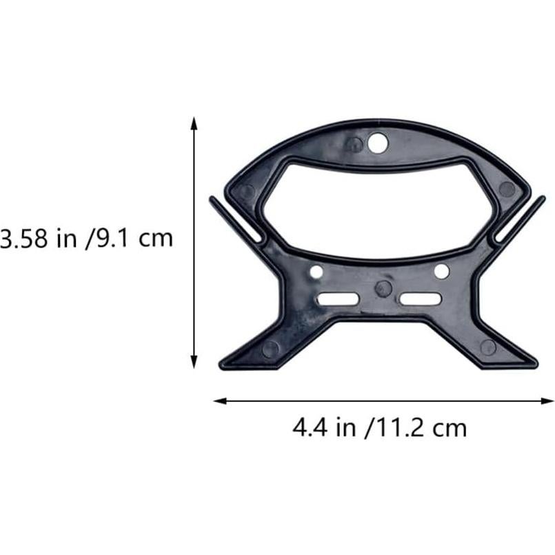 Organizador de Cuerda Garneck 10 Piezas Negro 11.2x9.1cm