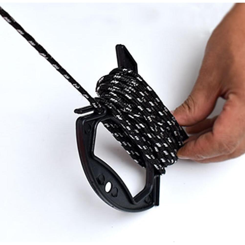 Organizador de Cuerda Garneck 10 Piezas Negro 11.2x9.1cm