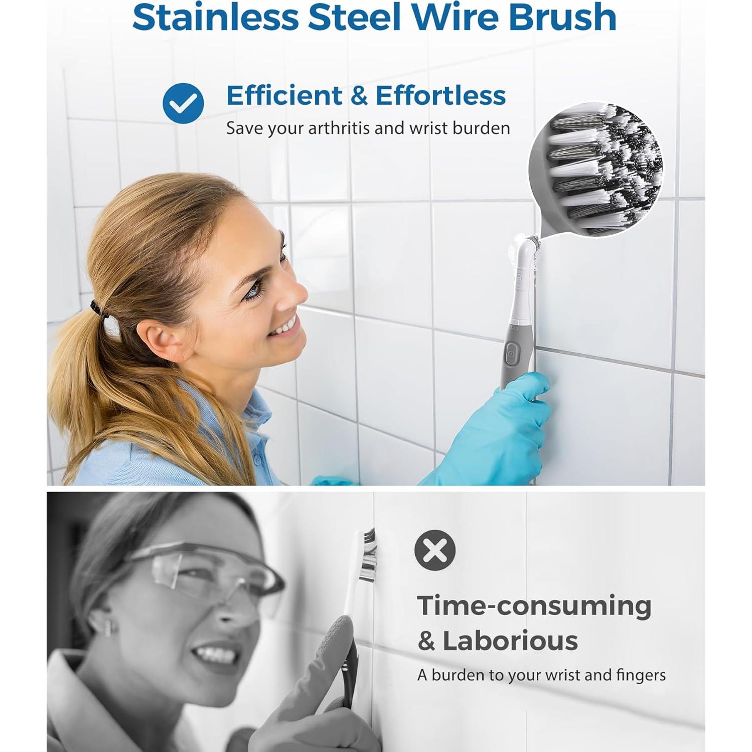 Cepillo Eléctrico para Juntas kHelfer con 5 Accesorios