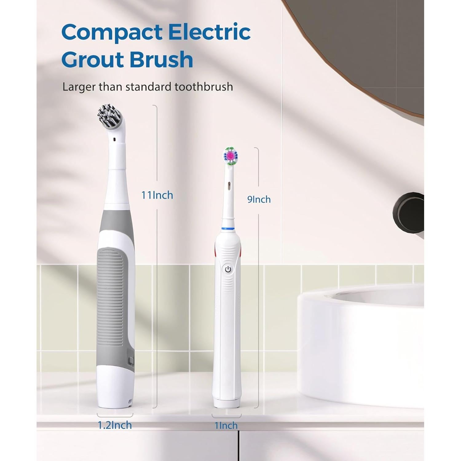 Cepillo Eléctrico para Juntas kHelfer con 5 Accesorios