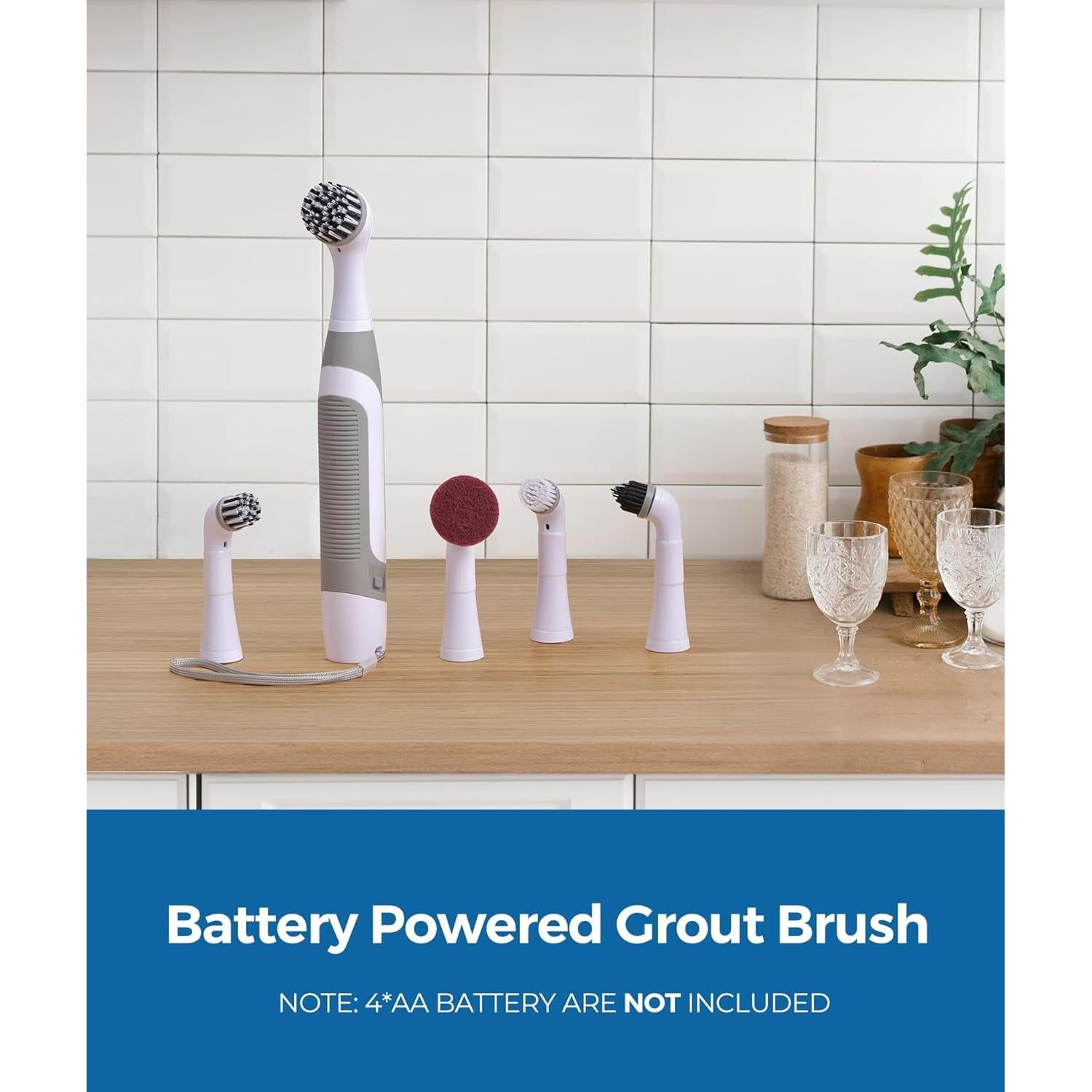 Cepillo Eléctrico para Juntas kHelfer con 5 Accesorios