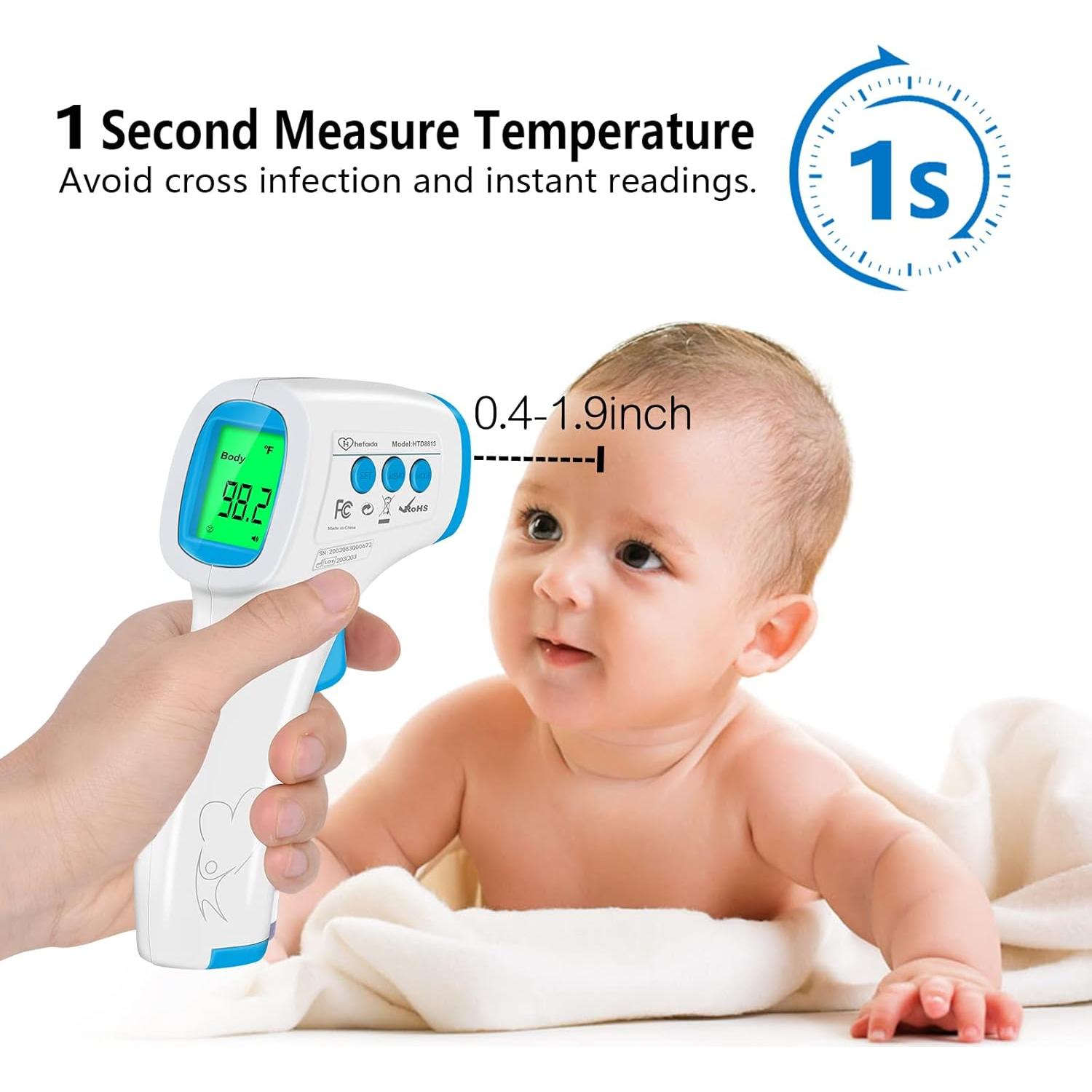 Termómetro Digital Infrarrojo Sin Contacto Hetaida HTD8813C