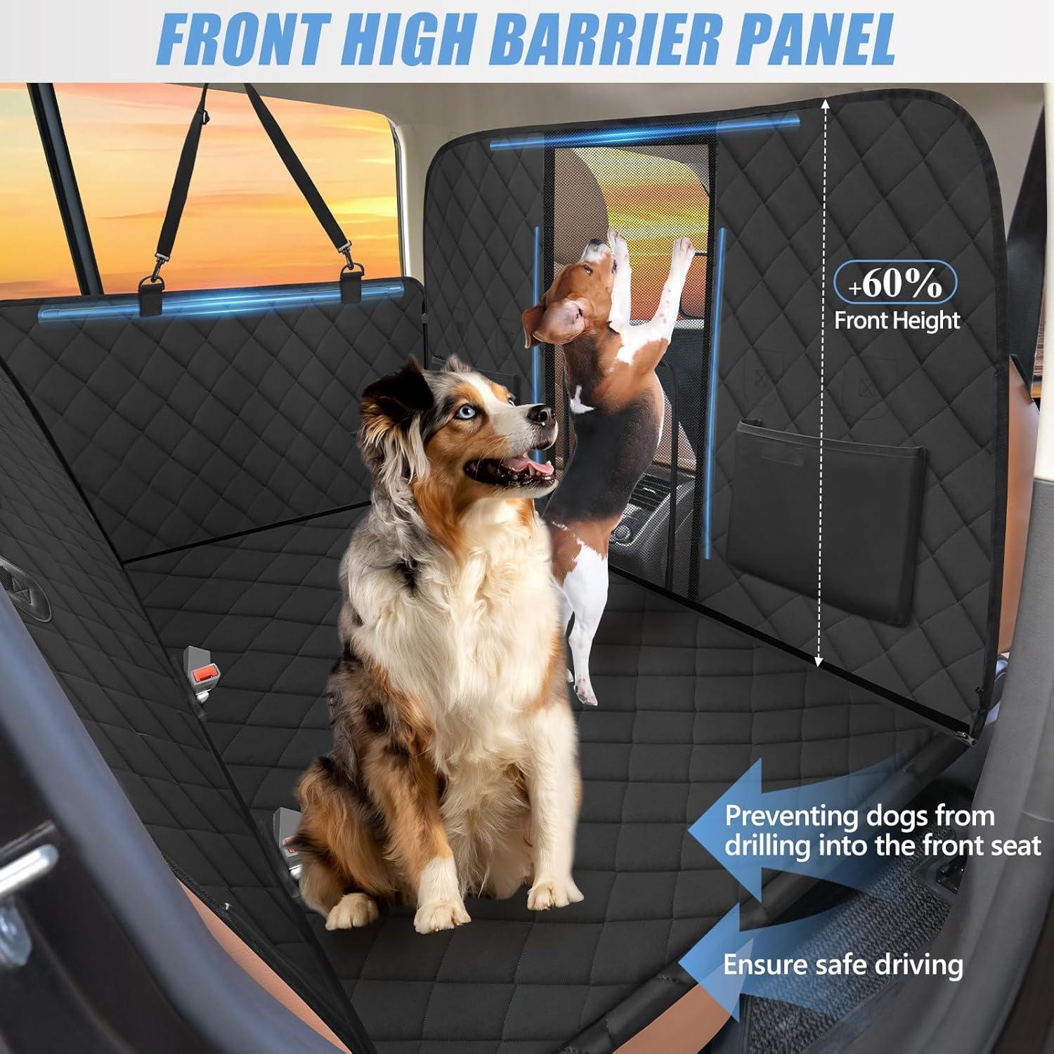 Extensor de Asiento Trasero para Perros ROUWINNE - 190kg - Negro