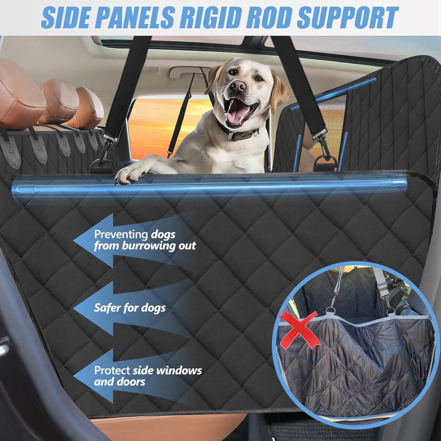 Extensor de Asiento Trasero para Perros ROUWINNE - 190kg - Negro