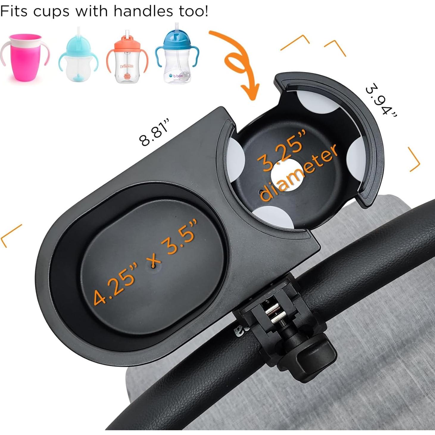 Bandeja para Snacks de Cochecito liuliuby Universal 22.4x10 cm