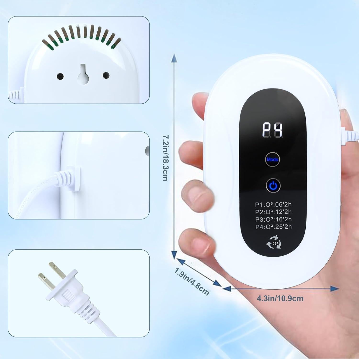 Purificador de aire Cc-JHQ para mascotas y olores fuertes