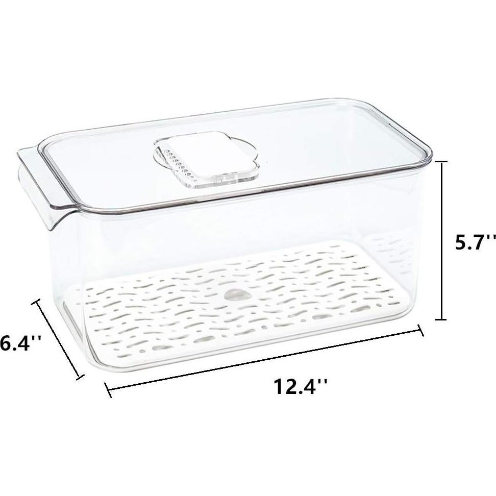 Contenedor de Almacenamiento de Alimentos Slideep 31.5x16.3 cm