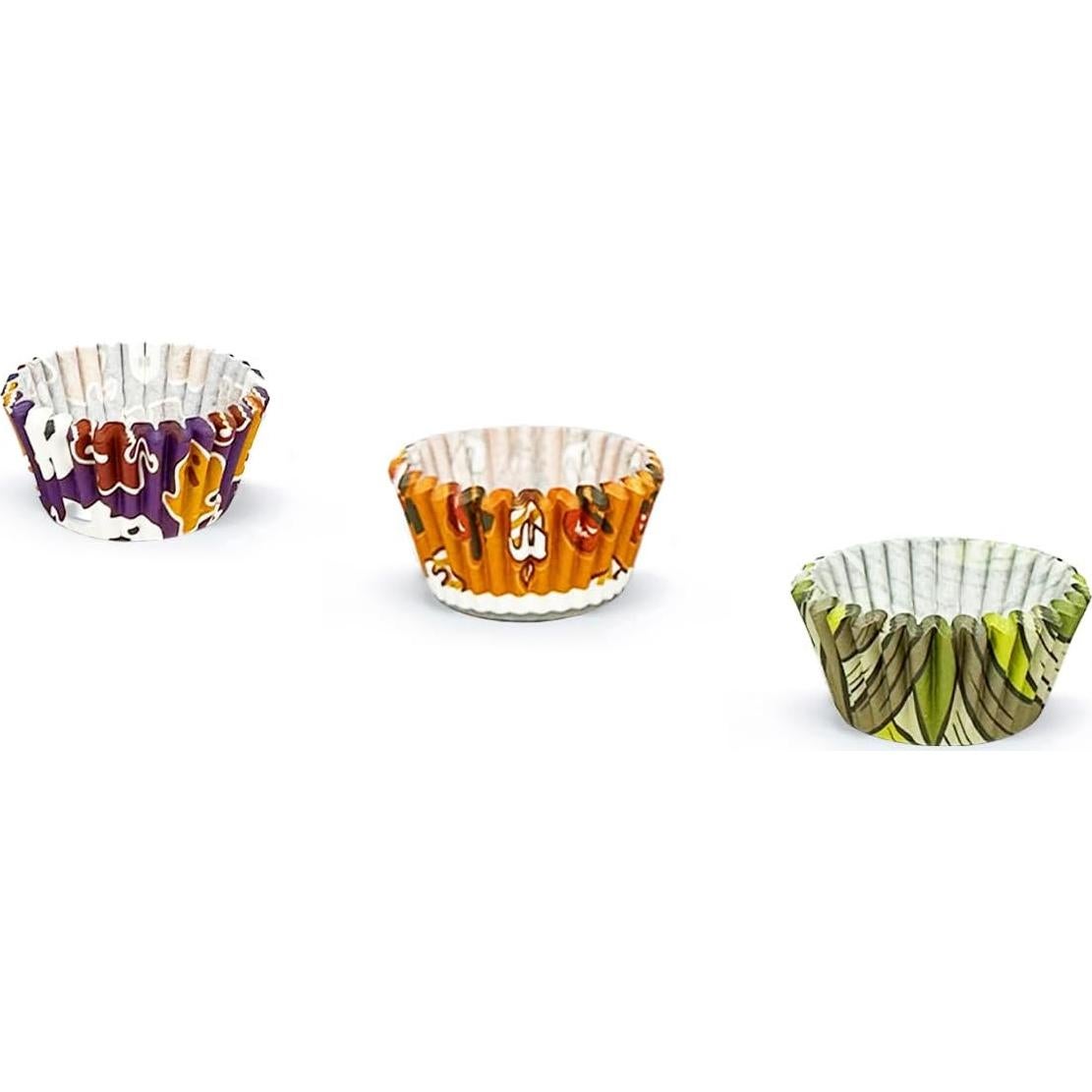 Forros de Cupcake Halloween Qiqee 300 Cuentas Mini 3.17cm