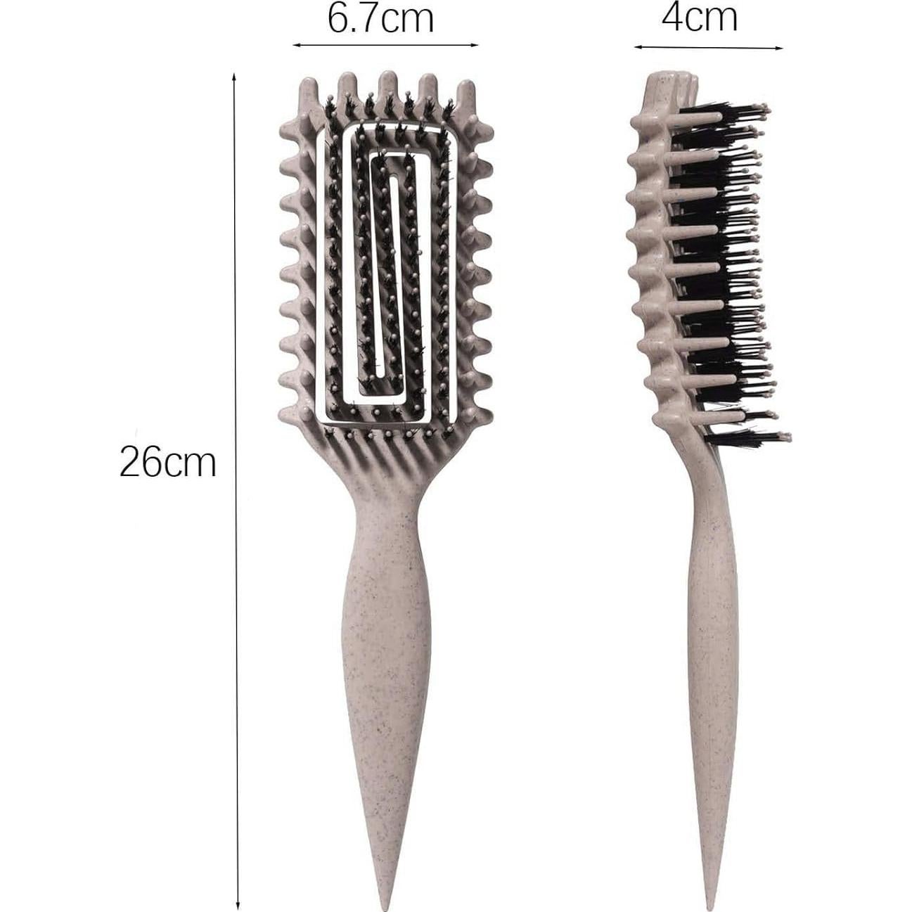 Cepillo Definidor de Rizos Candybrush Beige - Ergonómico y Ventilado