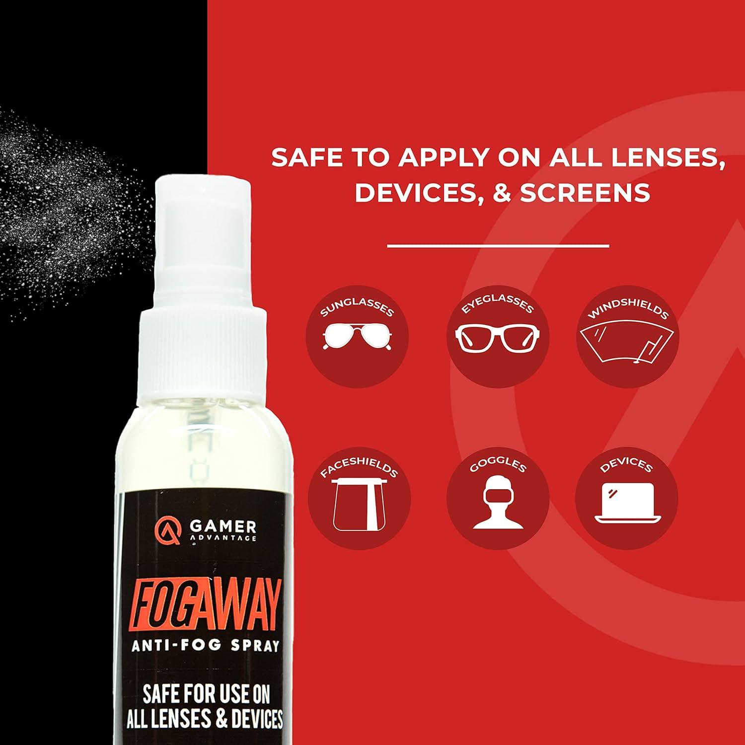 Spray Antivaho Gamer Advantage FogAway 59 ml - Para Gafas y Electrónica