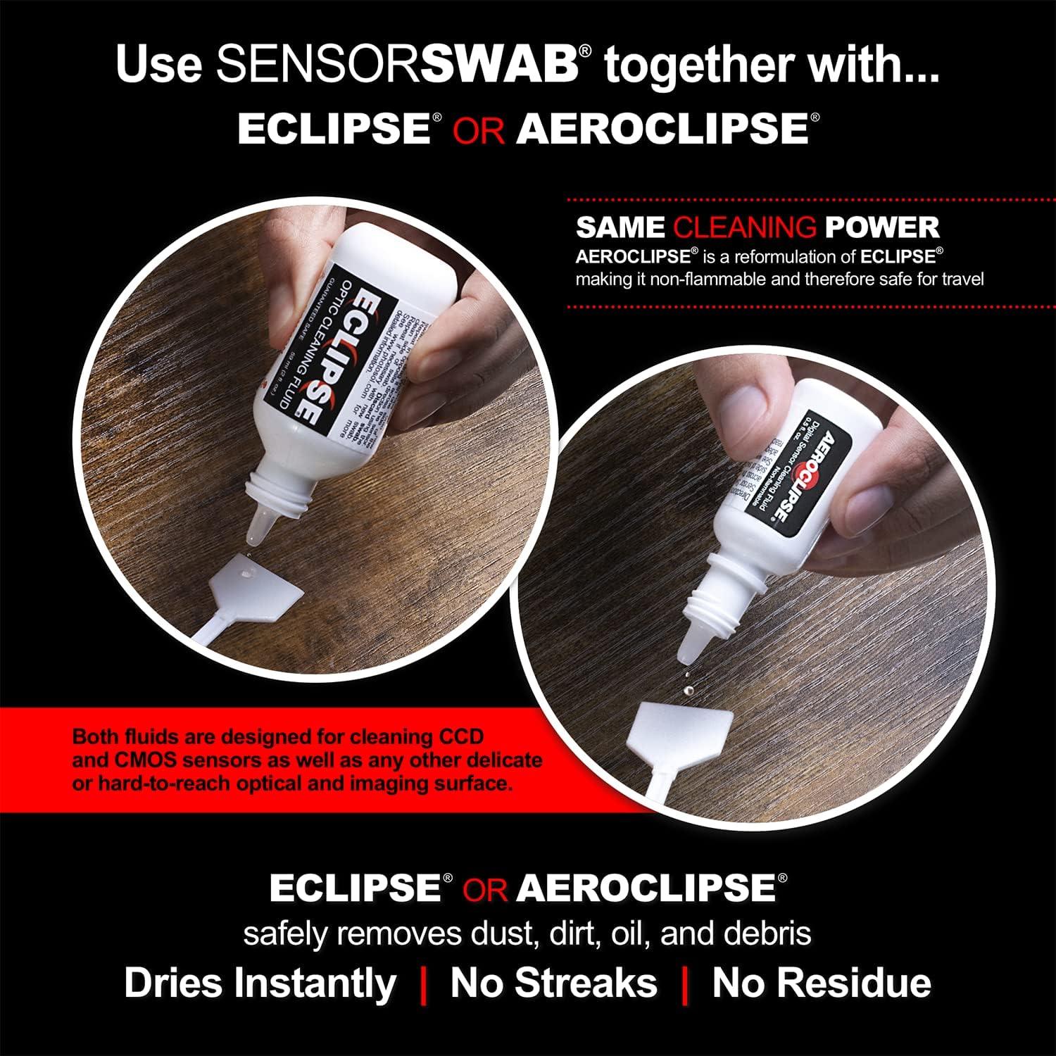 Swabs de Sensor Ultra 17mm Soluciones Fotográficas - Paquete de 12