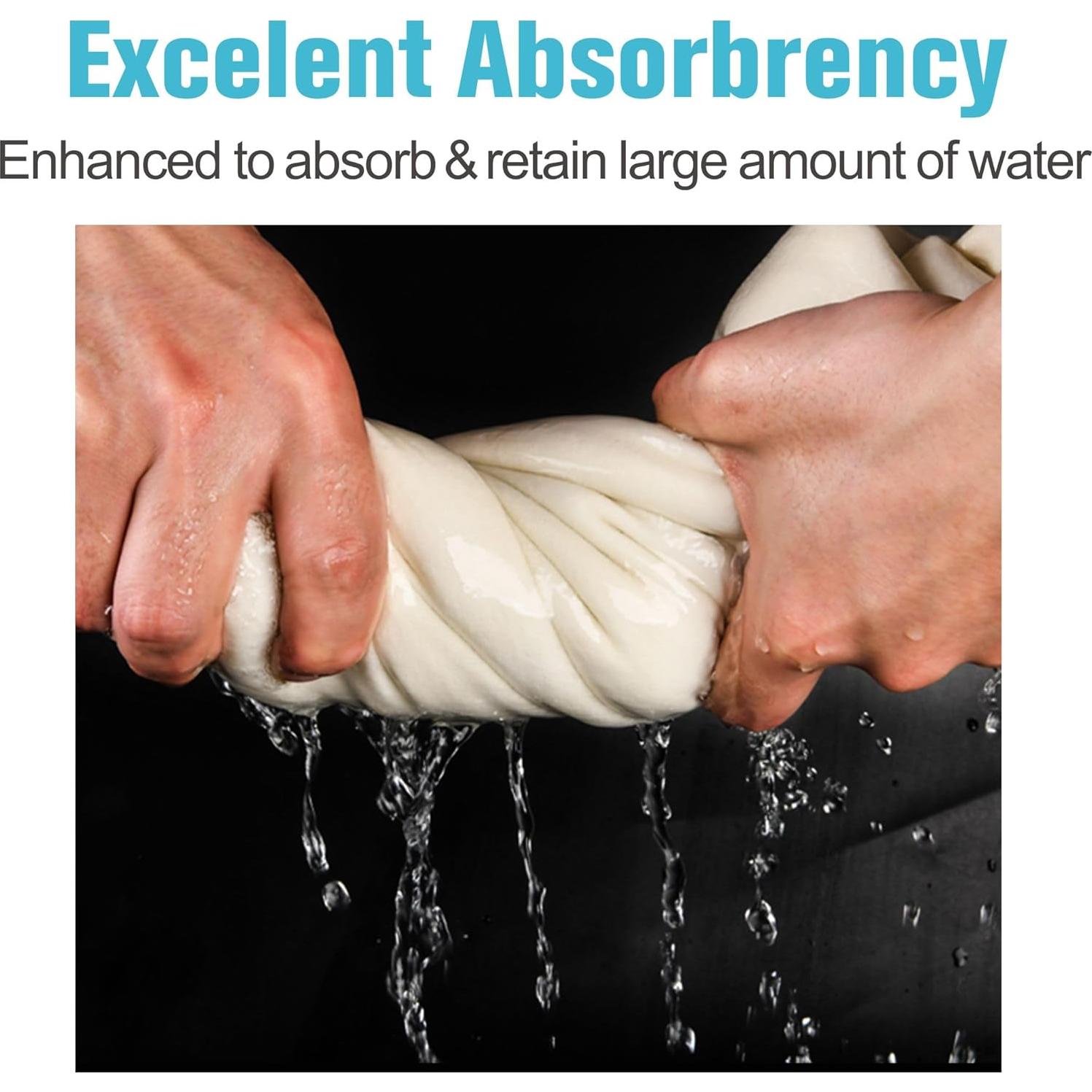 Toalla Chamois River Lake 50.8x40.6 cm 3 Paquetes Absorbente