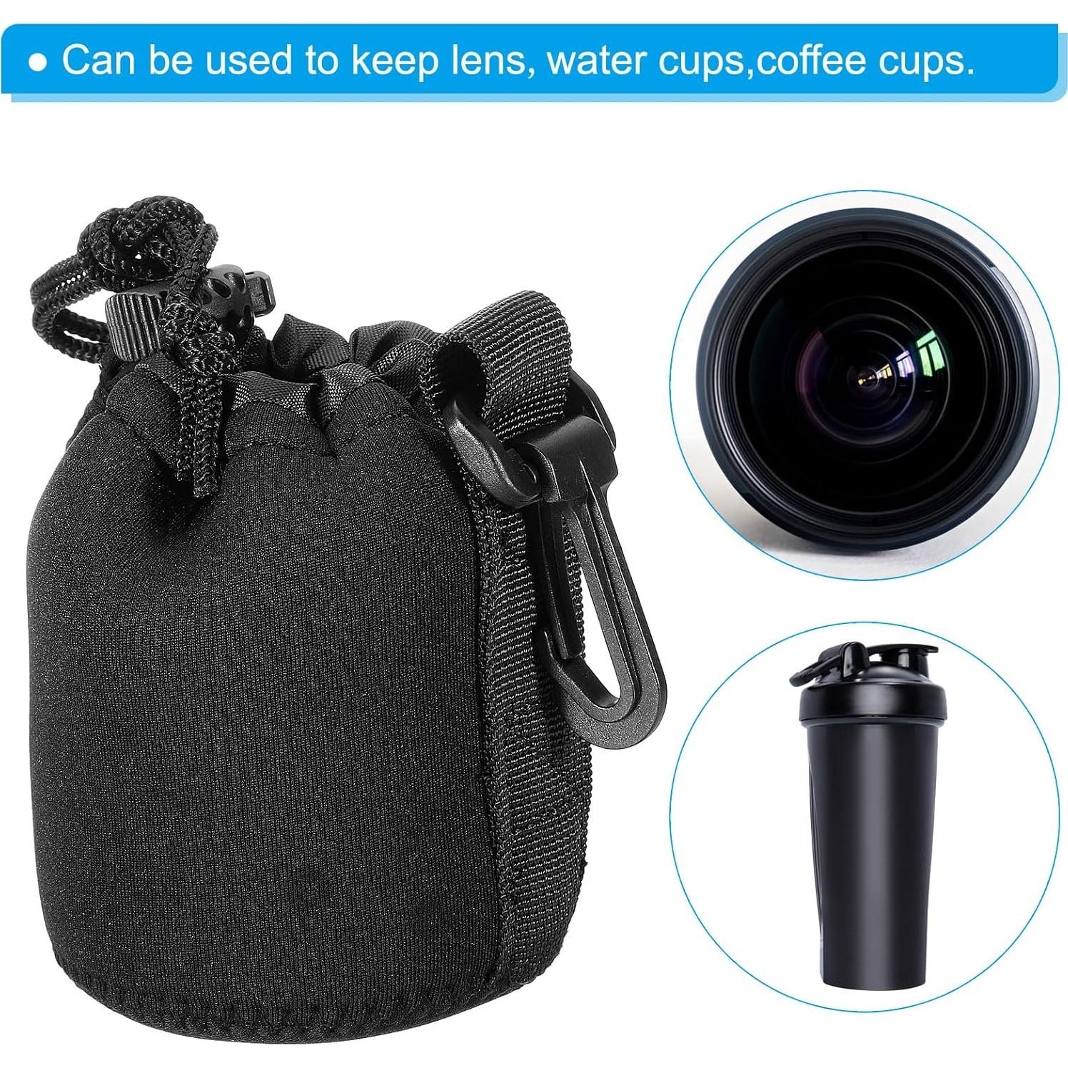 Bolsa para Lentes de Cámara PATIKIL Neopreno 4 Pcs 75x100mm