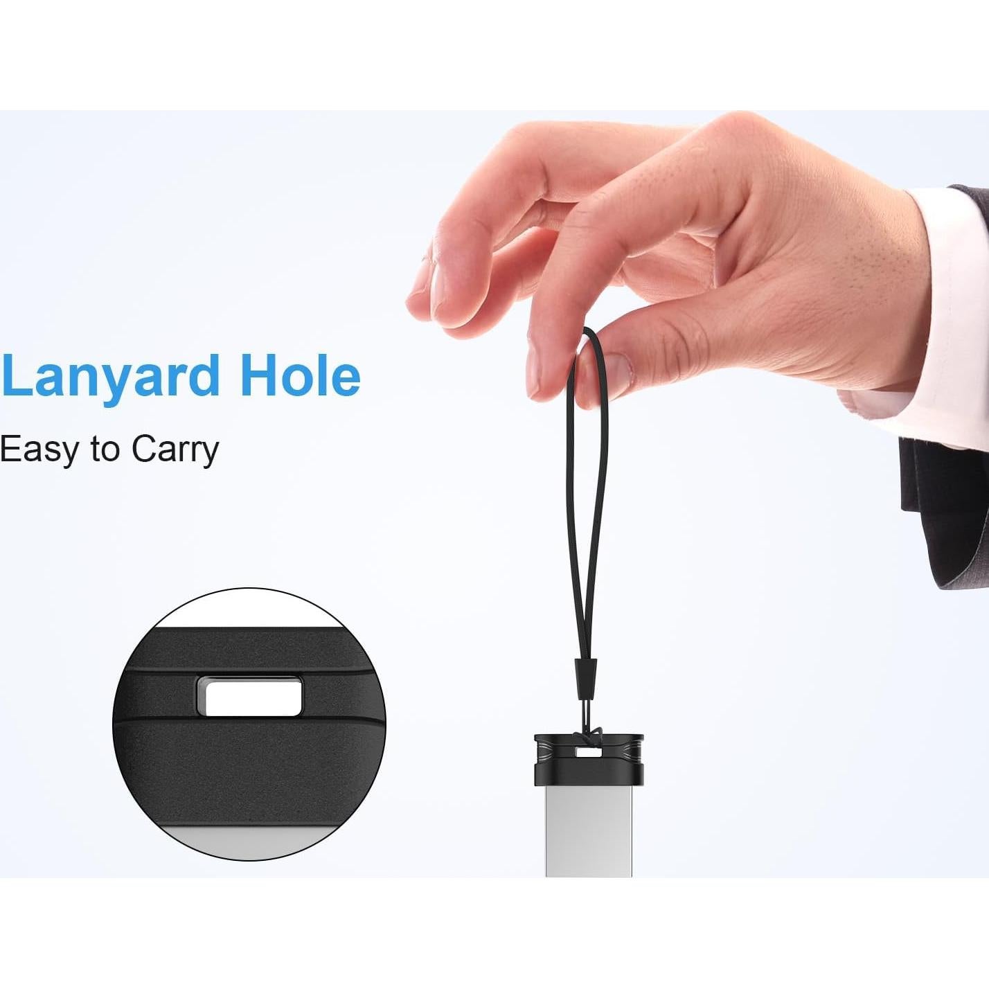 5 Unidades USB 3.0 16GB RAOYI Flash Drive Mini Negro