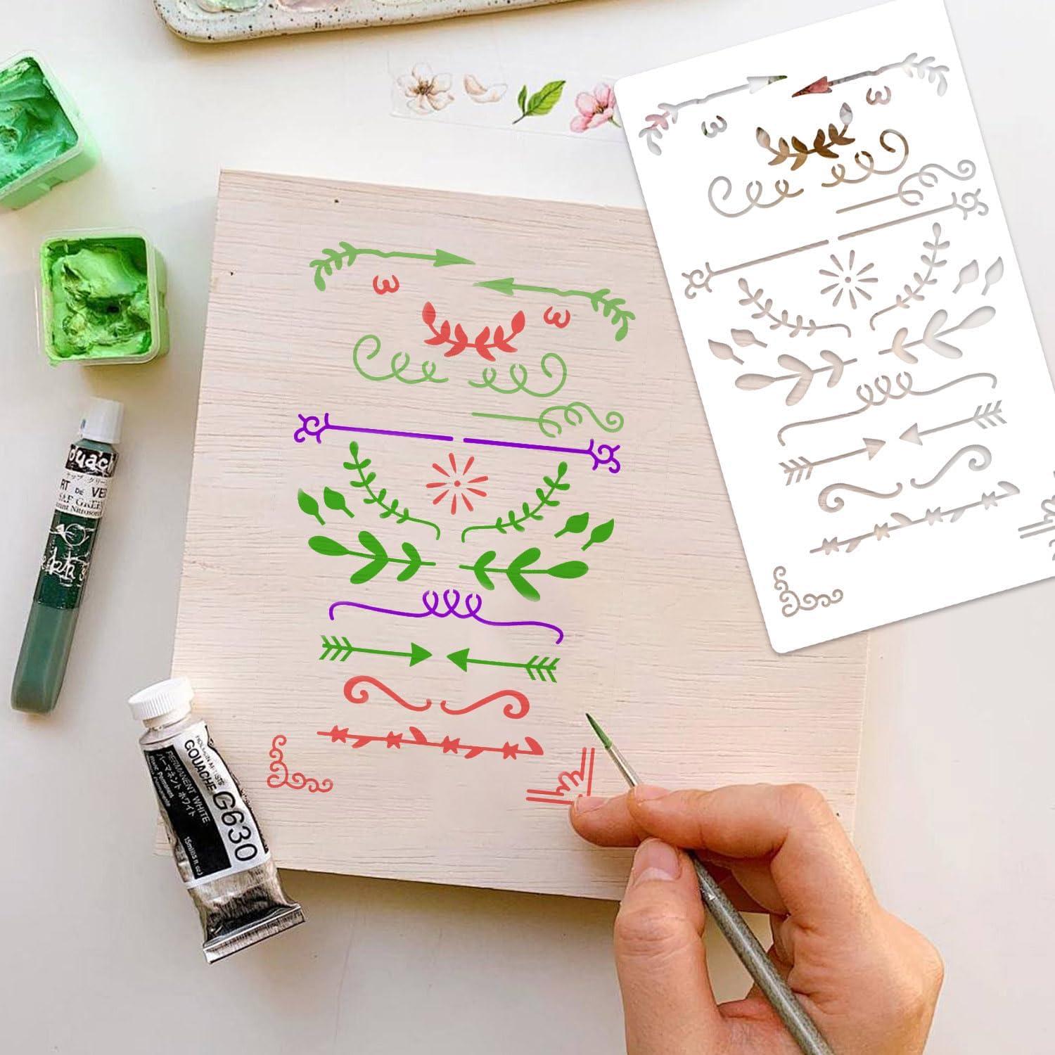 36 Plantillas de Diario eageus 4x7 Pulgadas Reutilizables