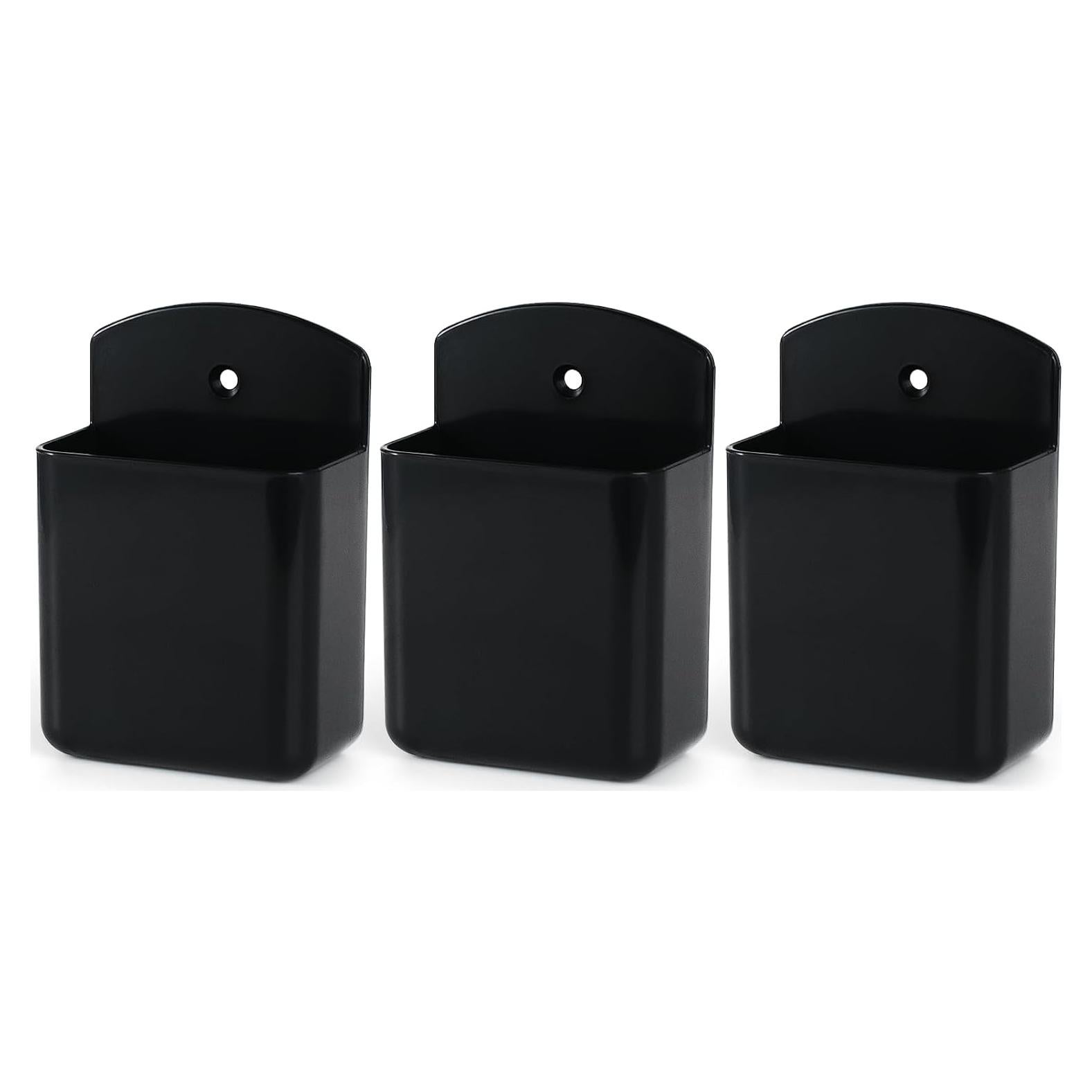 Soporte de Control Remoto de Pared Wawayang 3 Piezas Negro