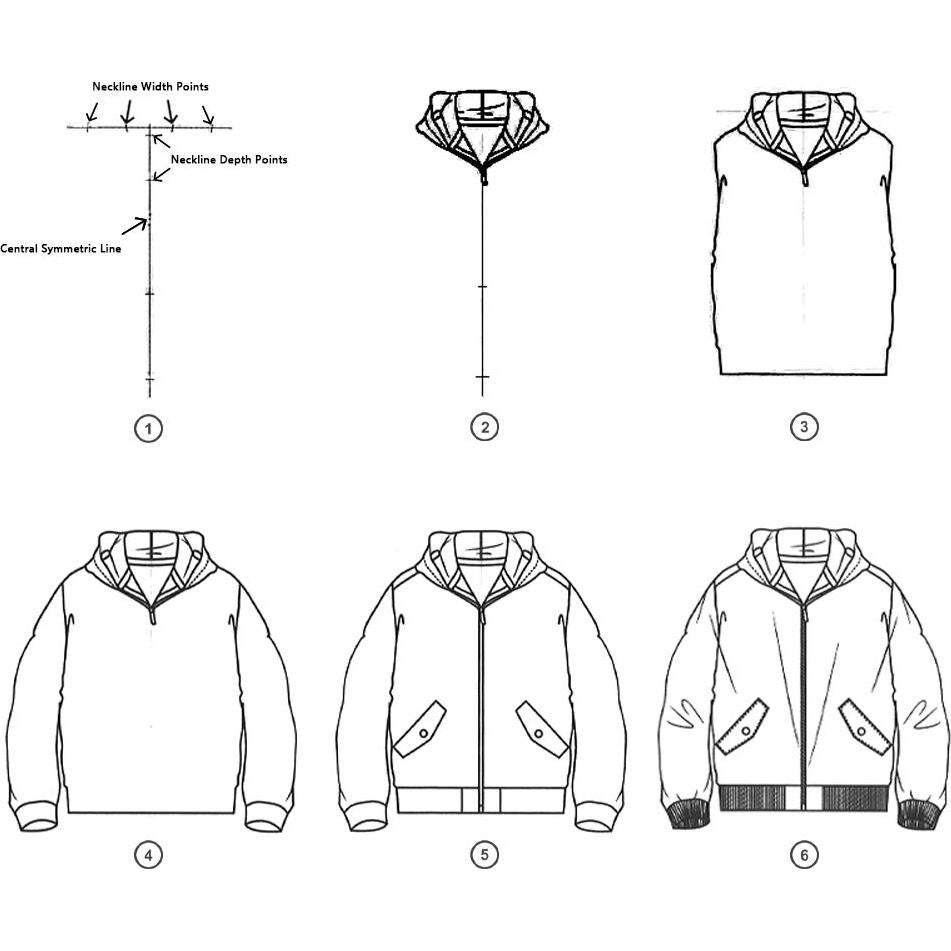 Regla Francesa para Niños EXTCCT A4 - 2 Piezas para Diseño