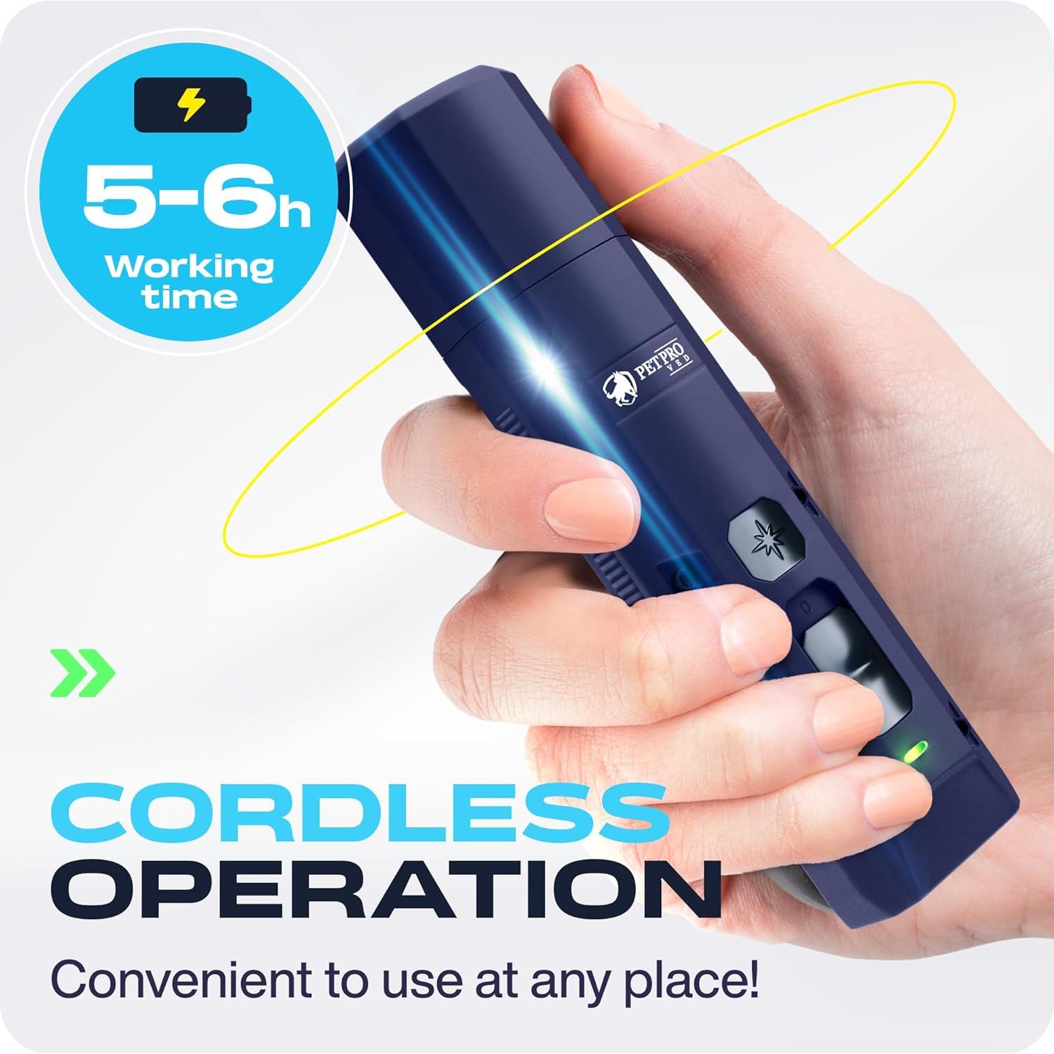 Lijadora de Uñas Eléctrica PetProved Azul para Perros y Gatos