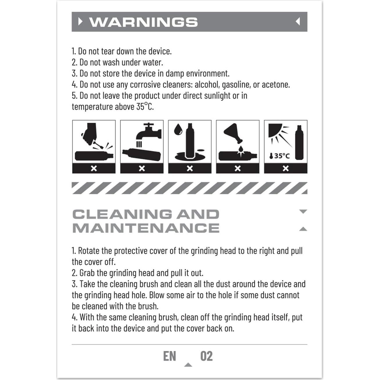 Lijadora de Uñas Eléctrica PetProved Azul para Perros y Gatos