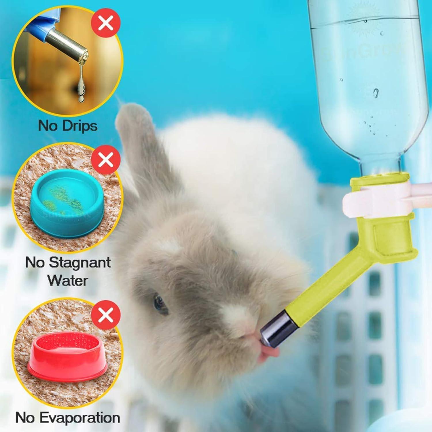 Botella de Agua para Mascotas SunGrow 295 ml Sin Goteo