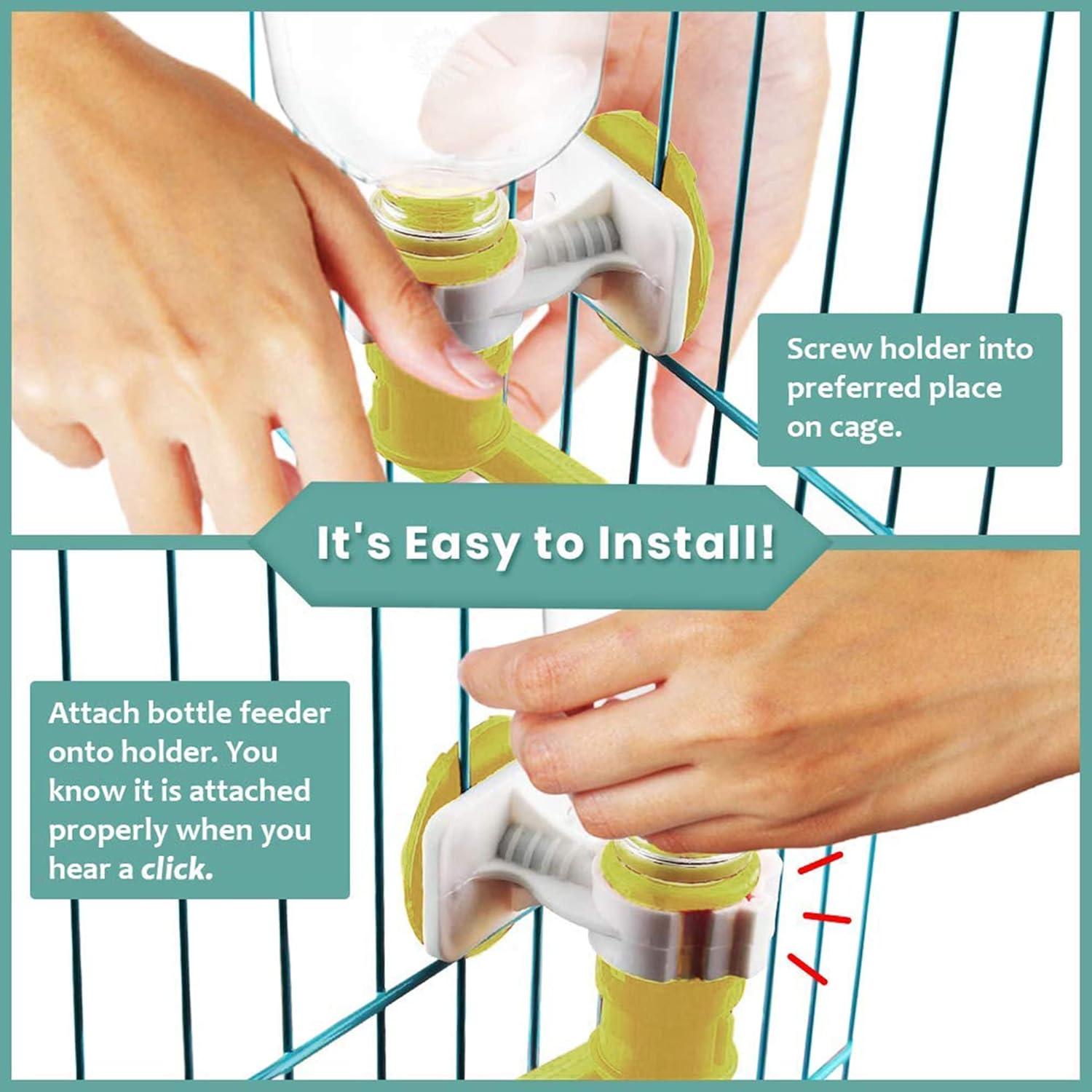 Botella de Agua para Mascotas SunGrow 295 ml Sin Goteo