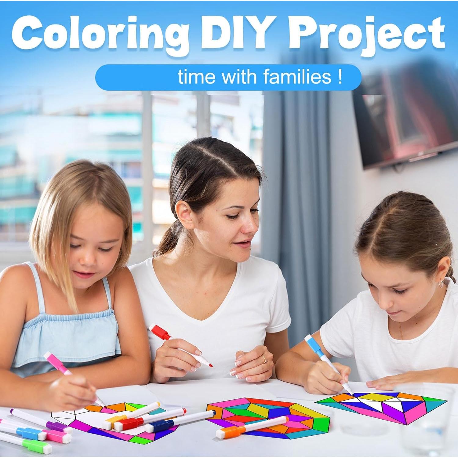 Kit de Manualidades Trandraft 36 Piezas Adornos de Ventana 15 cm