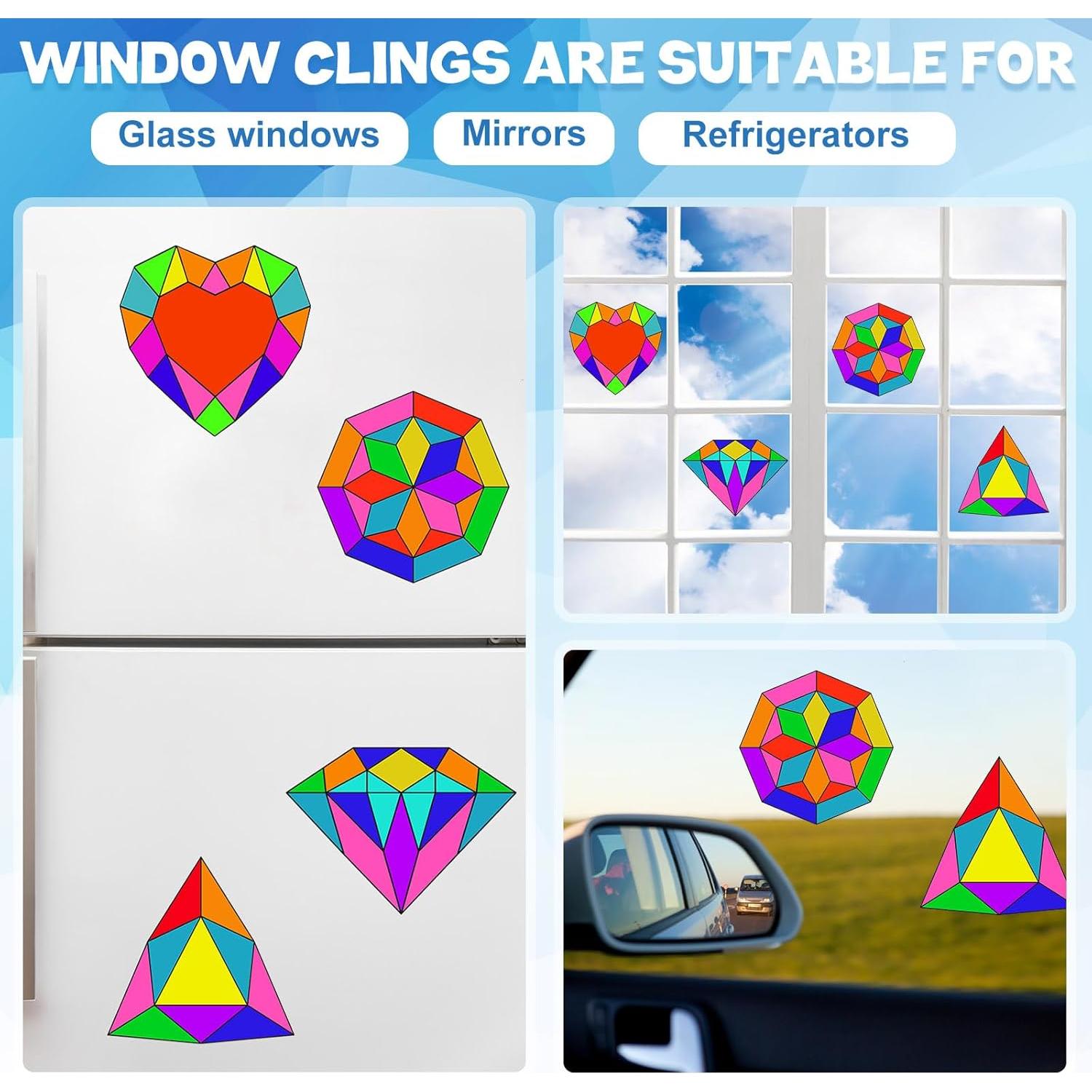 Kit de Manualidades Trandraft 36 Piezas Adornos de Ventana 15 cm