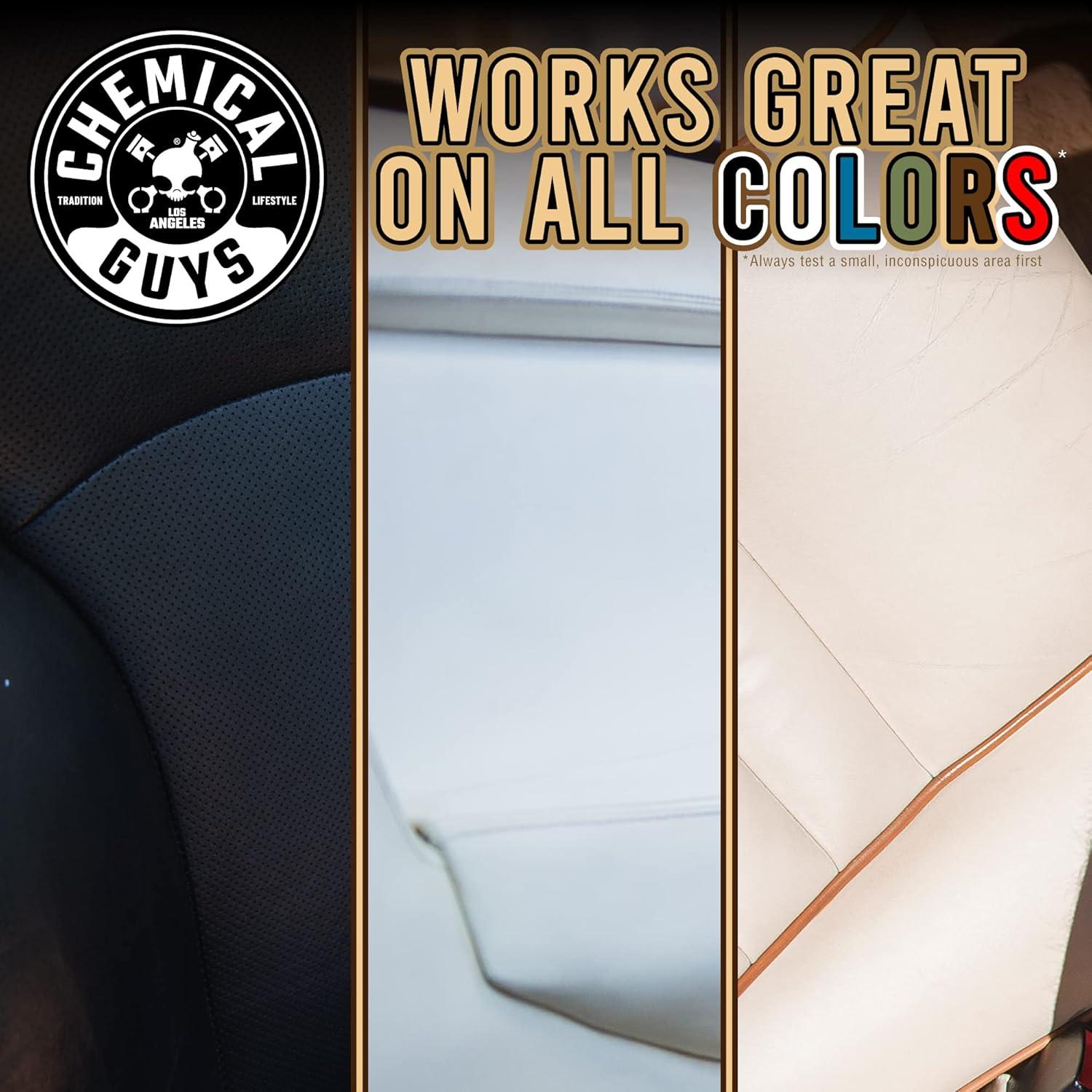 Kit de limpieza y acondicionador de cuero Chemical Guys HOL303, 9 piezas