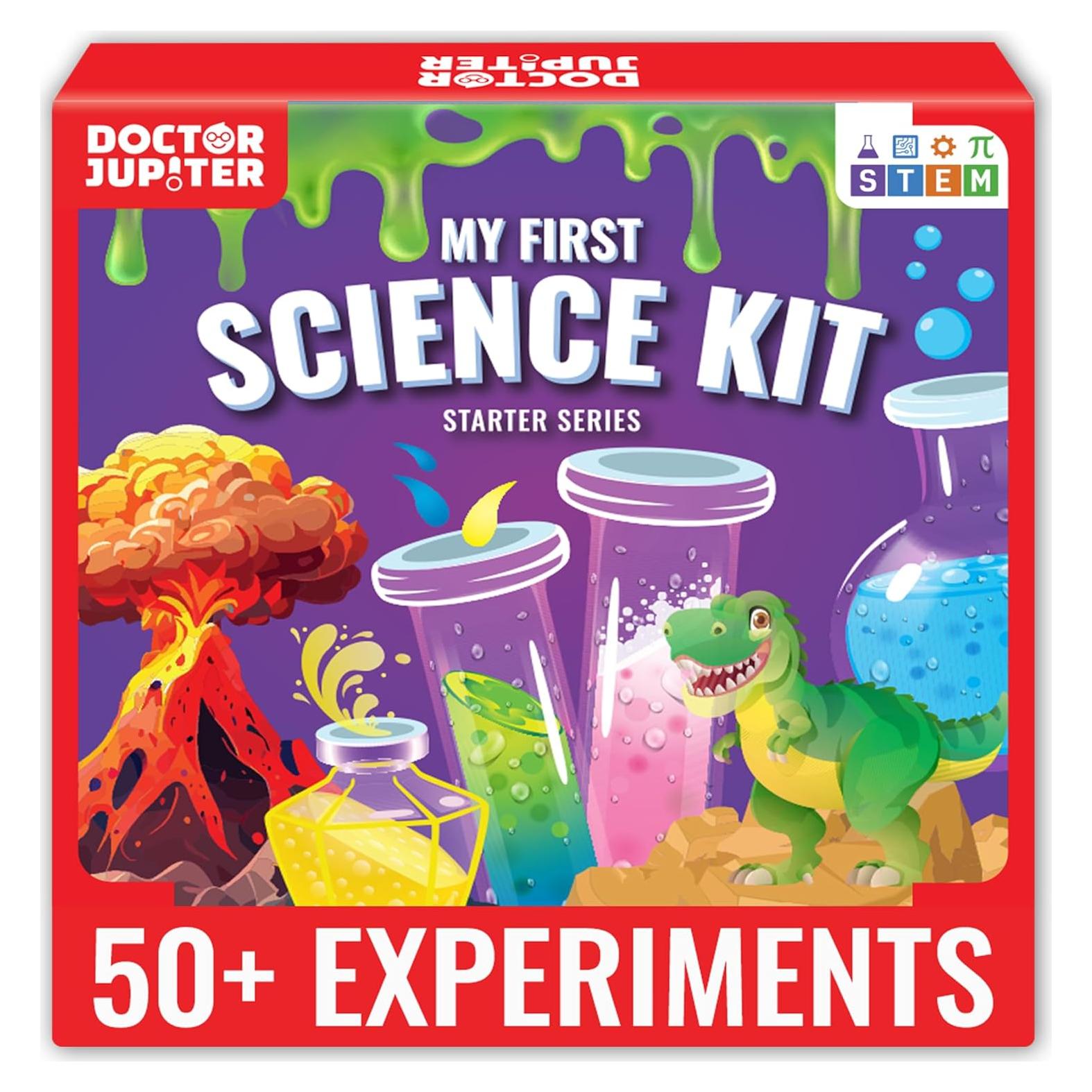 Kit de Ciencia para Niños Doctor Jupiter - 50 Experimentos STEM