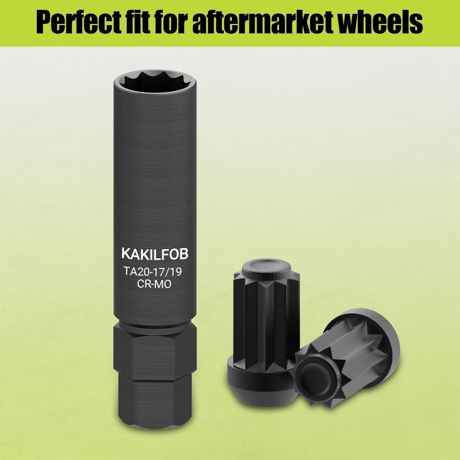 Enchufe de Tuerca de Spline 10 Puntos KAKILFOB 17mm 19mm