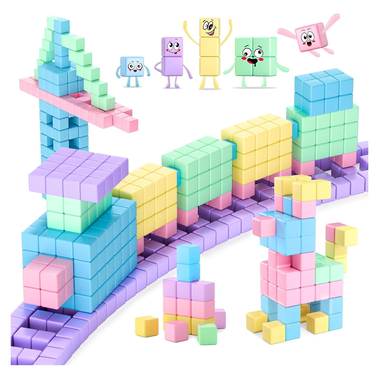 45PCS Bloques Magnéticos Montessori SYSKENI para Niños 2-8 Años