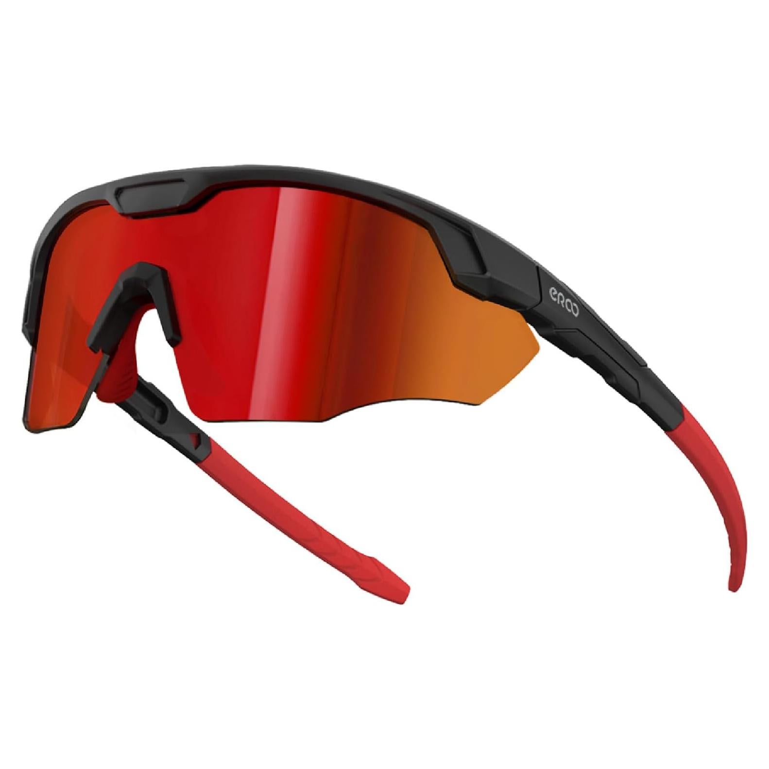 Gafas de sol deportivas ER00 S596 Negro/Rojo para hombres