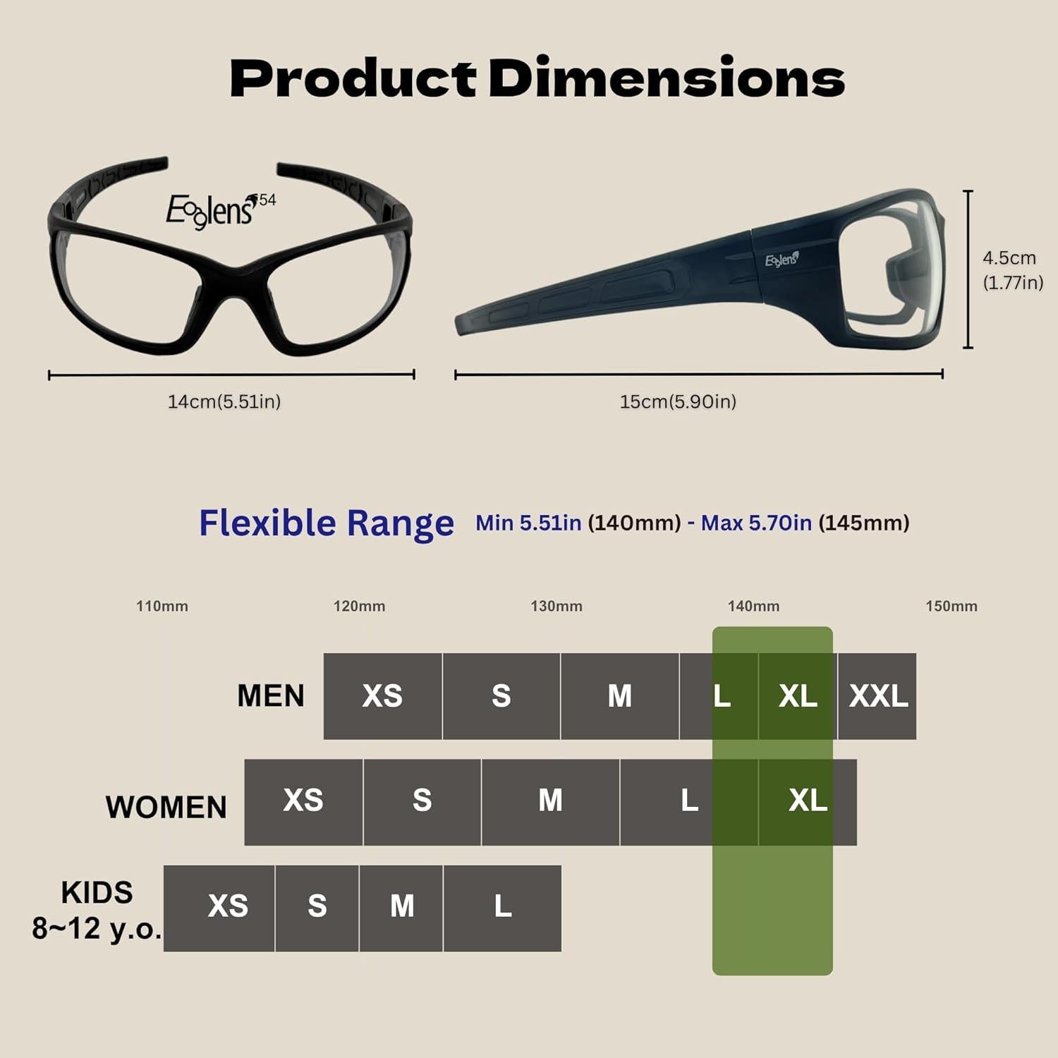 Gafas de Seguridad Anti Niebla Fotoquímica ANSI Z87.1 UV