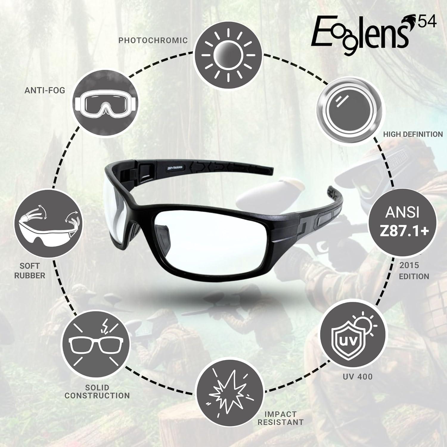 Gafas de Seguridad Anti Niebla Fotoquímica ANSI Z87.1 UV