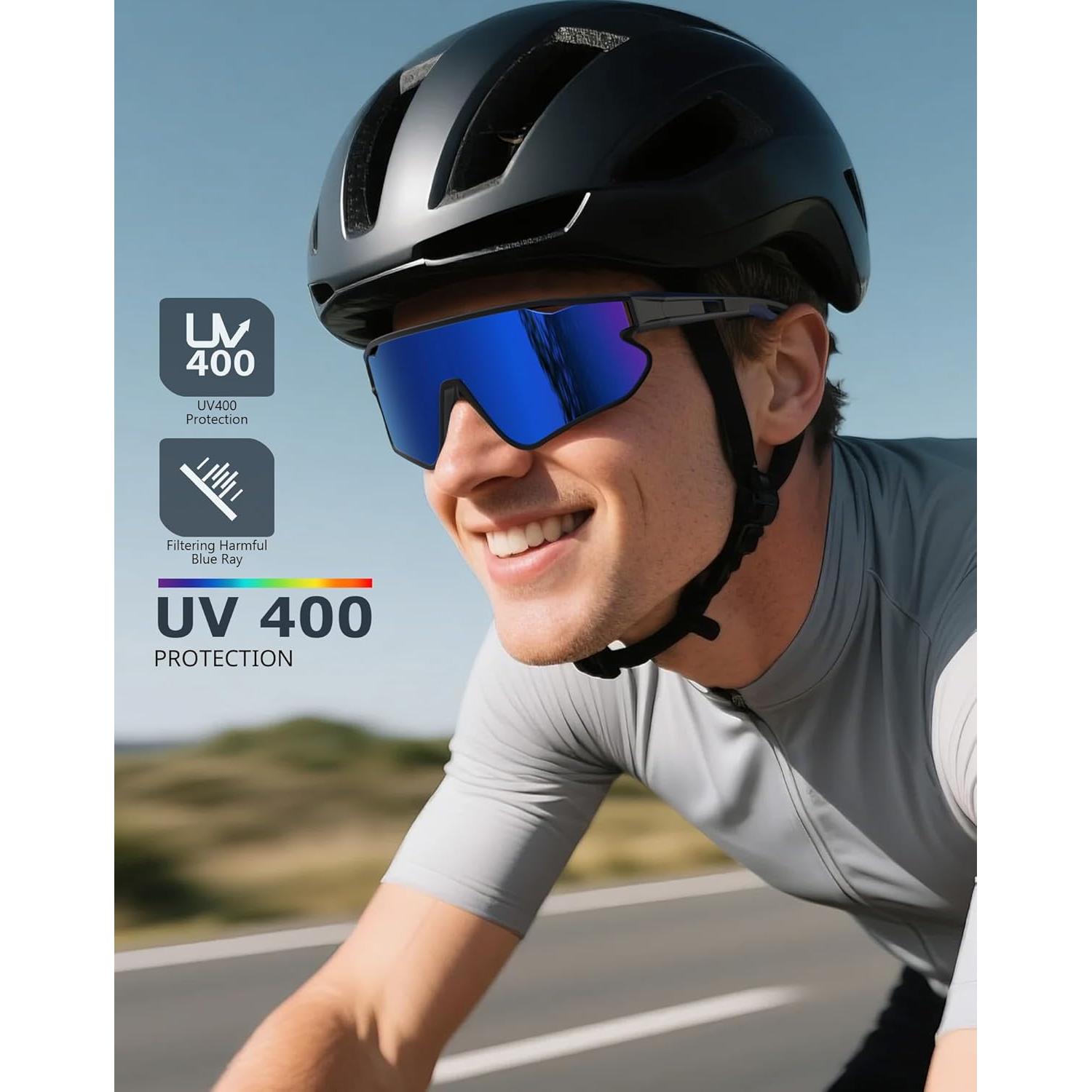 Gafas de Sol Polarizadas KALIYADI para Hombre UV400 - 3 Piezas