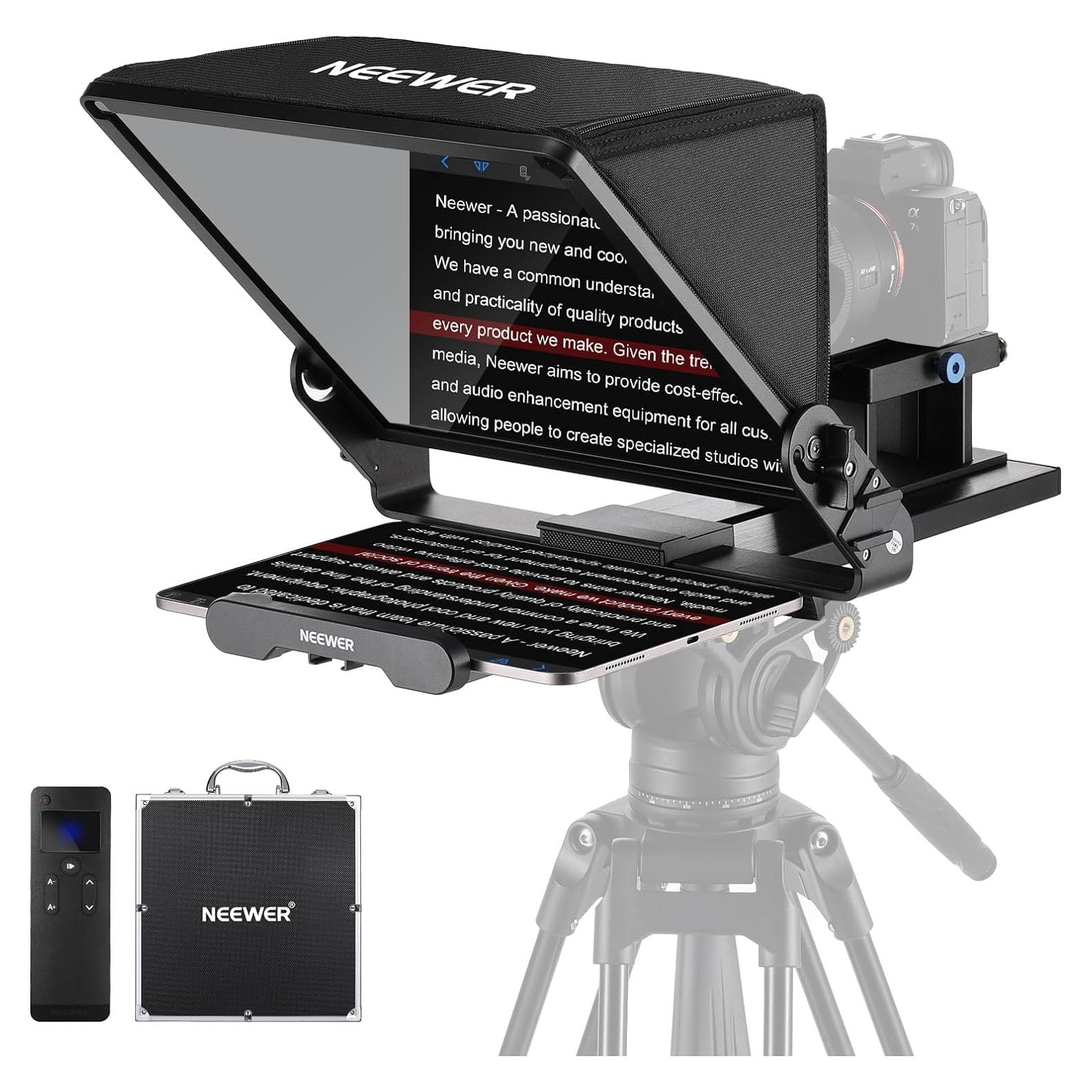 Teleprompter NEEWER X14 III con control remoto y app