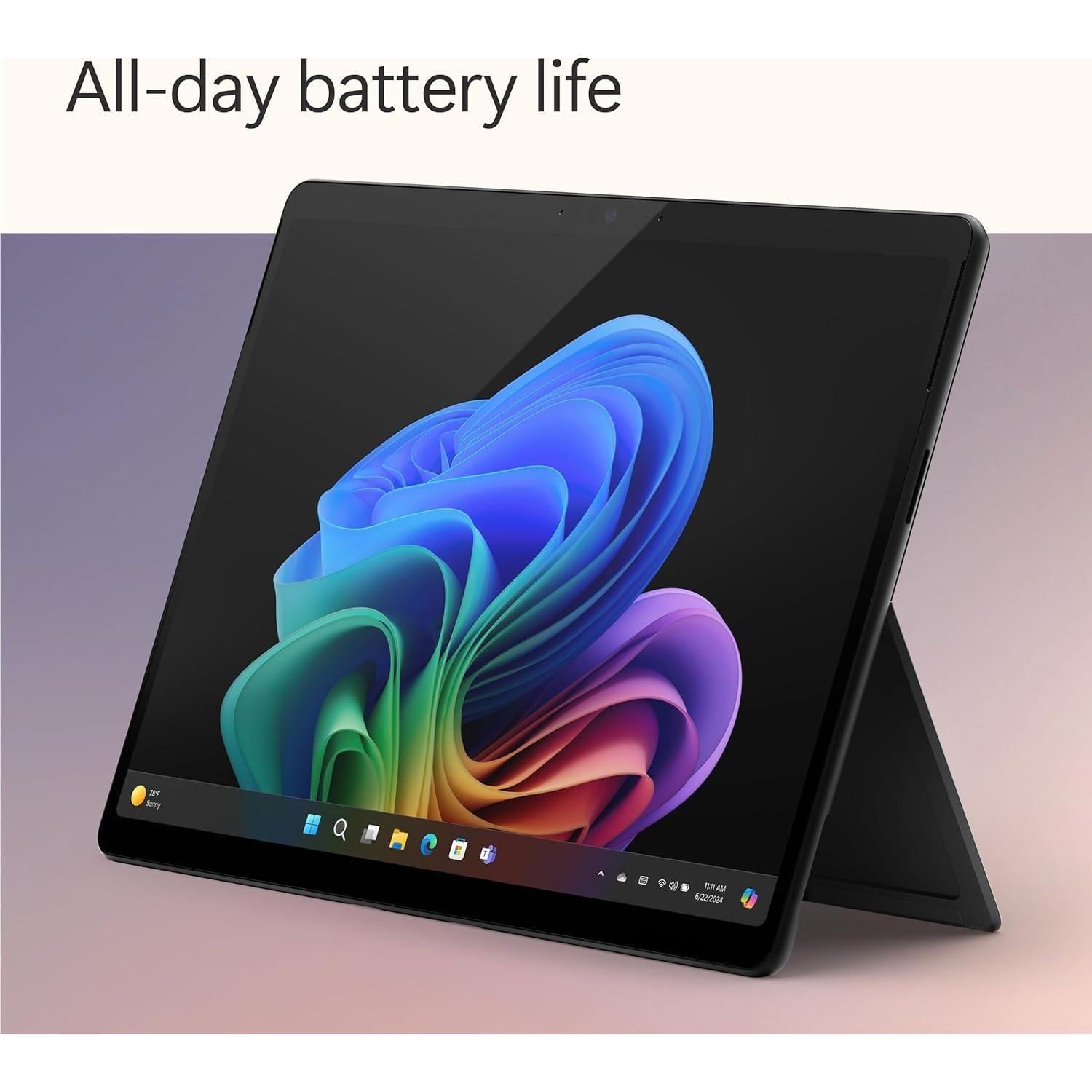 Laptop/Tablet 2-en-1 Microsoft Surface Pro 2024, 13" OLED, 16GB RAM, 256GB SSD, Negro