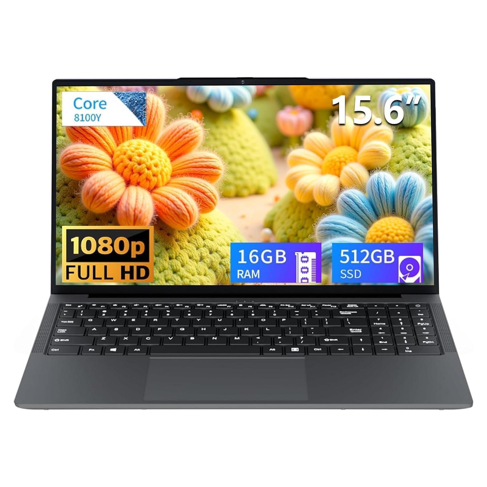 Laptop Gamer Tunhail UL156-3Y 15.6" FHD 16GB RAM 512GB SSD