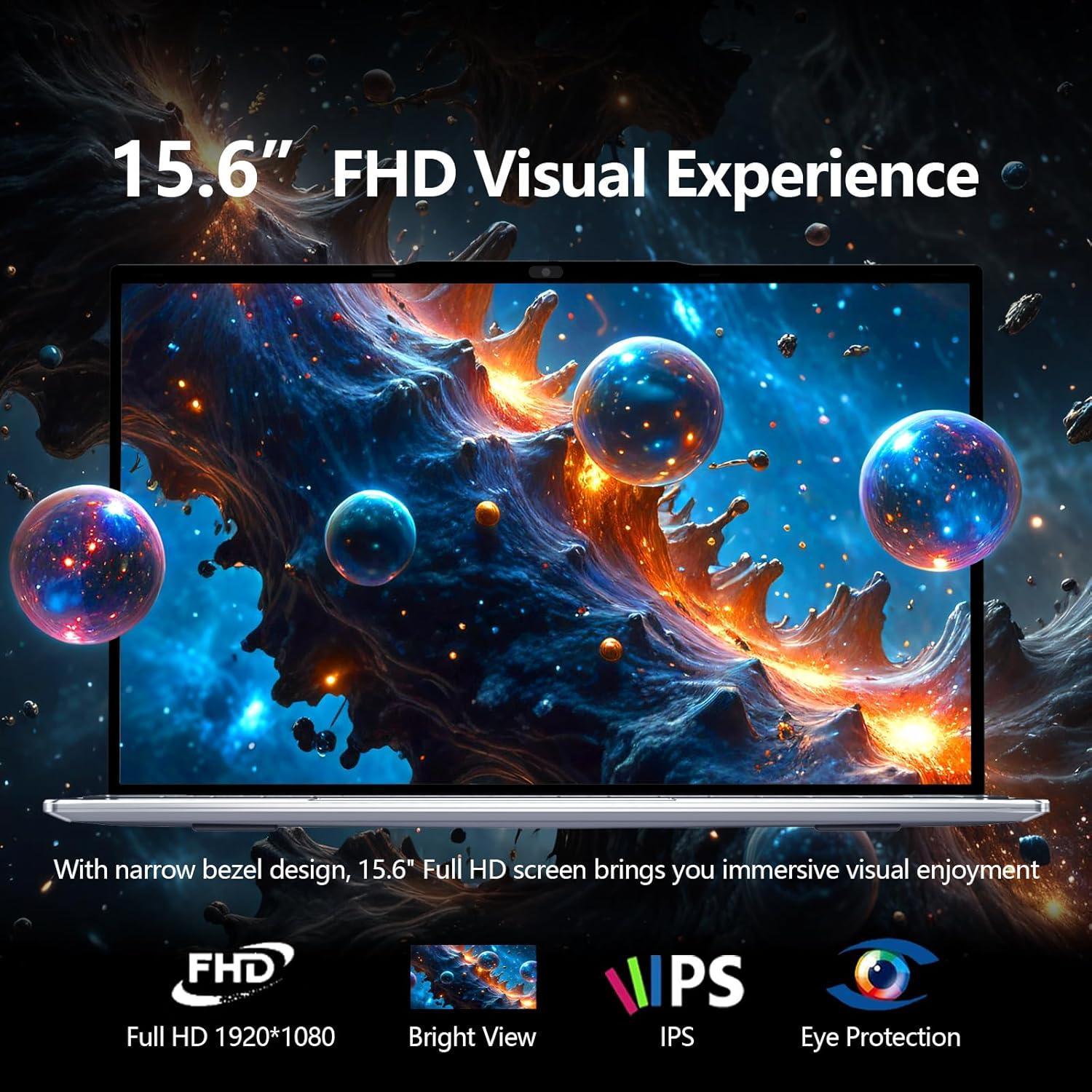 Laptop AVENKA 15.6" FHD, 16GB RAM, 1TB SSD, Celeron N95