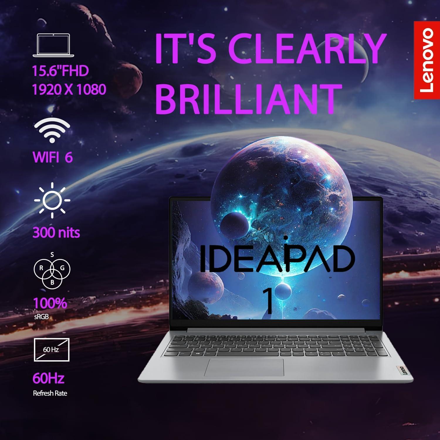 Laptop Lenovo Ideapad 1i | 20GB RAM | 1TB SSD + 128GB eMMC | 15.6" FHD | Win 11 Home | Gris