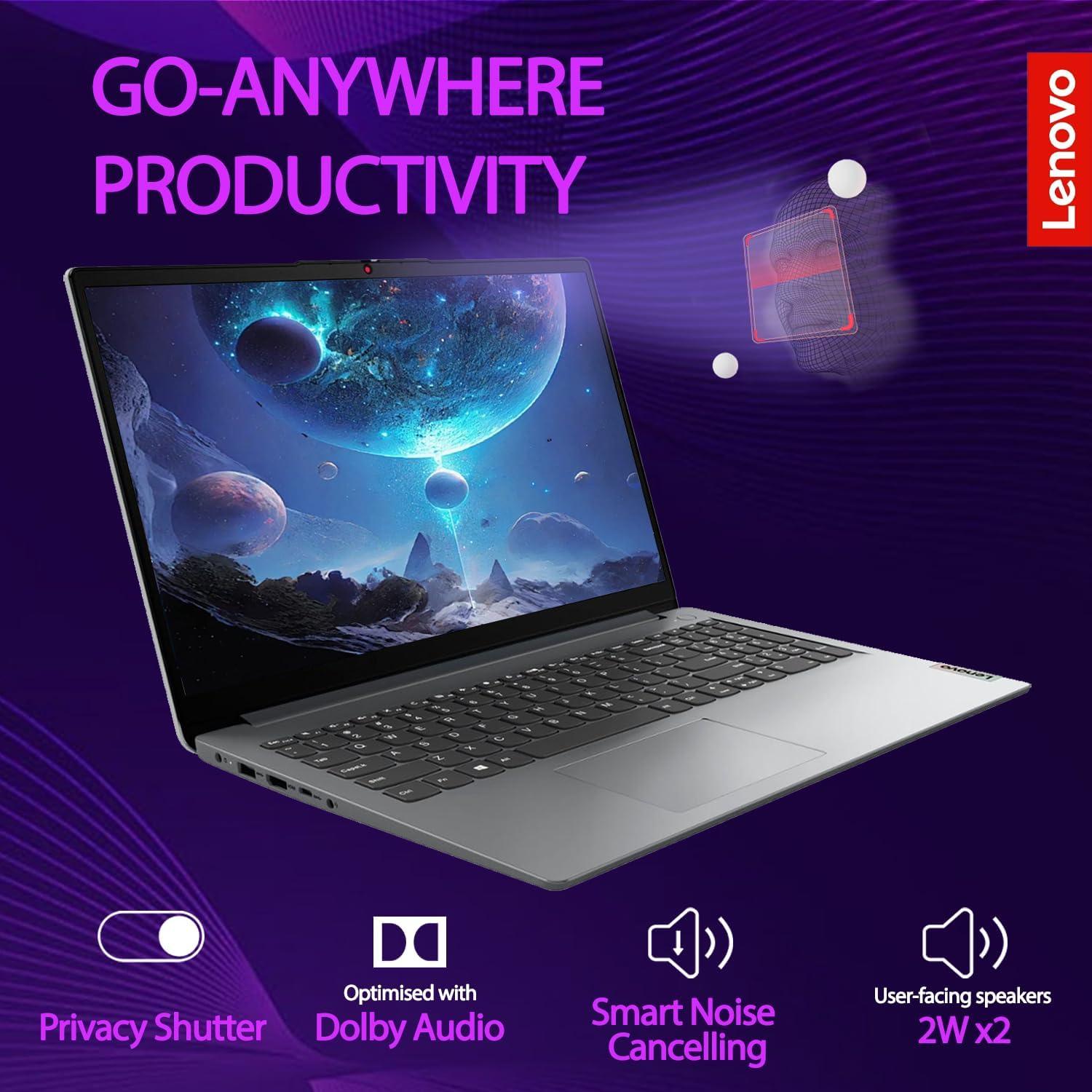 Laptop Lenovo Ideapad 1i | 20GB RAM | 1TB SSD + 128GB eMMC | 15.6" FHD | Win 11 Home | Gris
