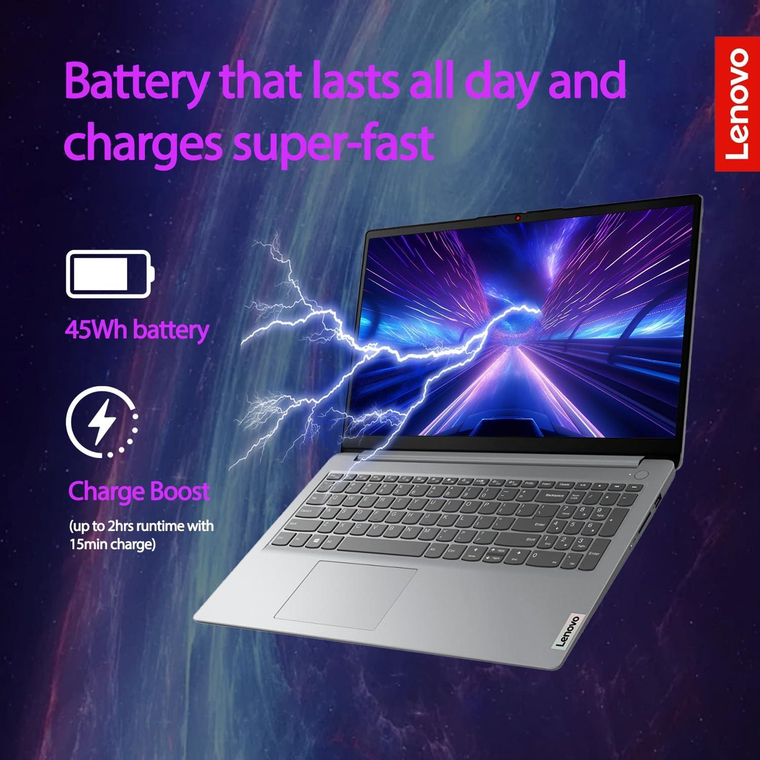 Laptop Lenovo Ideapad 1i | 20GB RAM | 1TB SSD + 128GB eMMC | 15.6" FHD | Win 11 Home | Gris