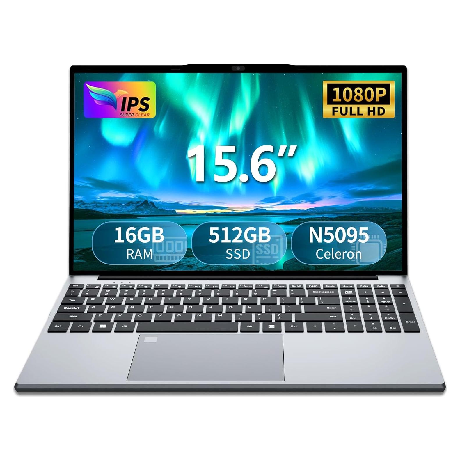 Laptop AVENKA UL153 15.6" FHD Celeron N5095 16GB 512GB SSD