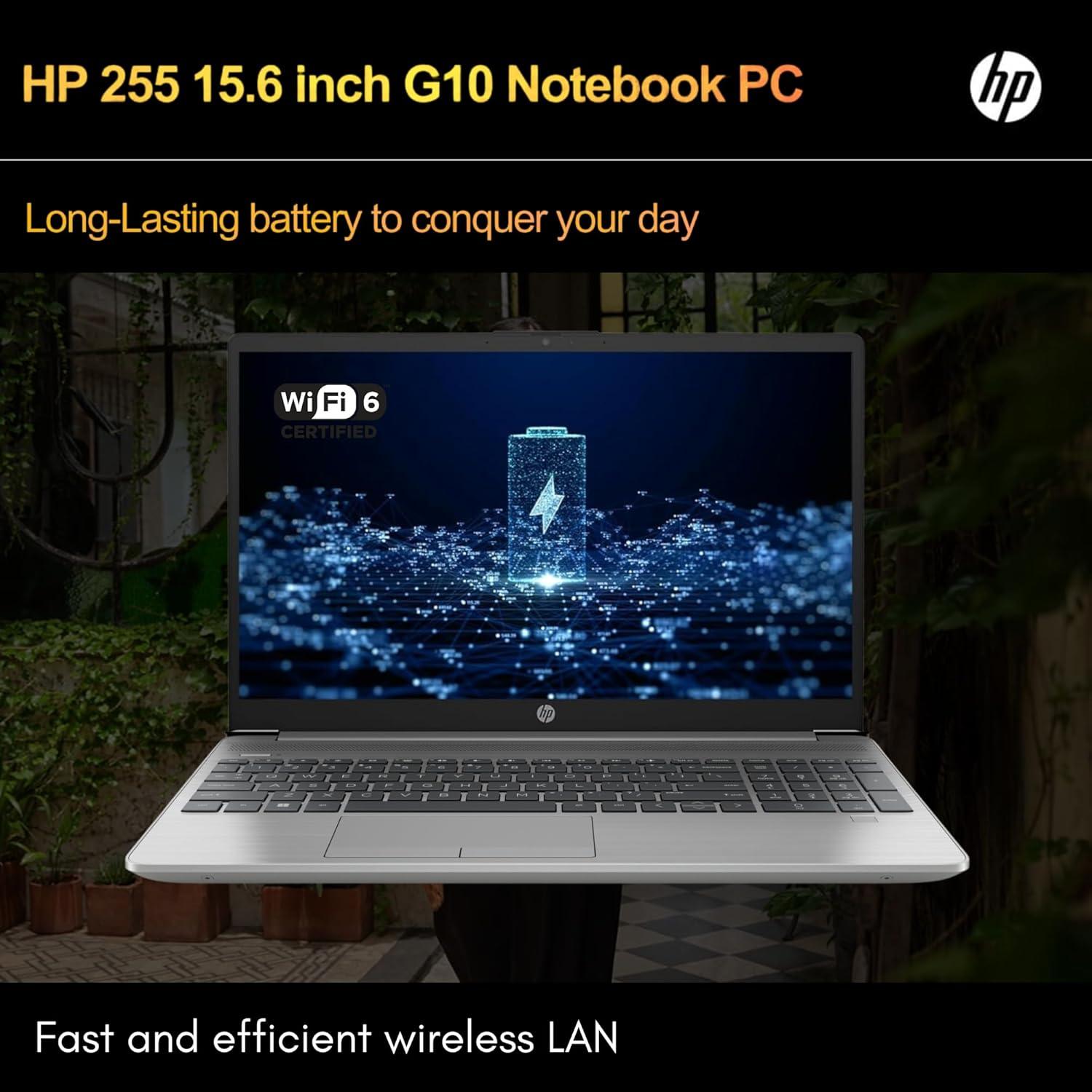Laptop HP 255 G10, 16GB RAM, 1TB SSD, 15.6" Full HD, Ryzen 3
