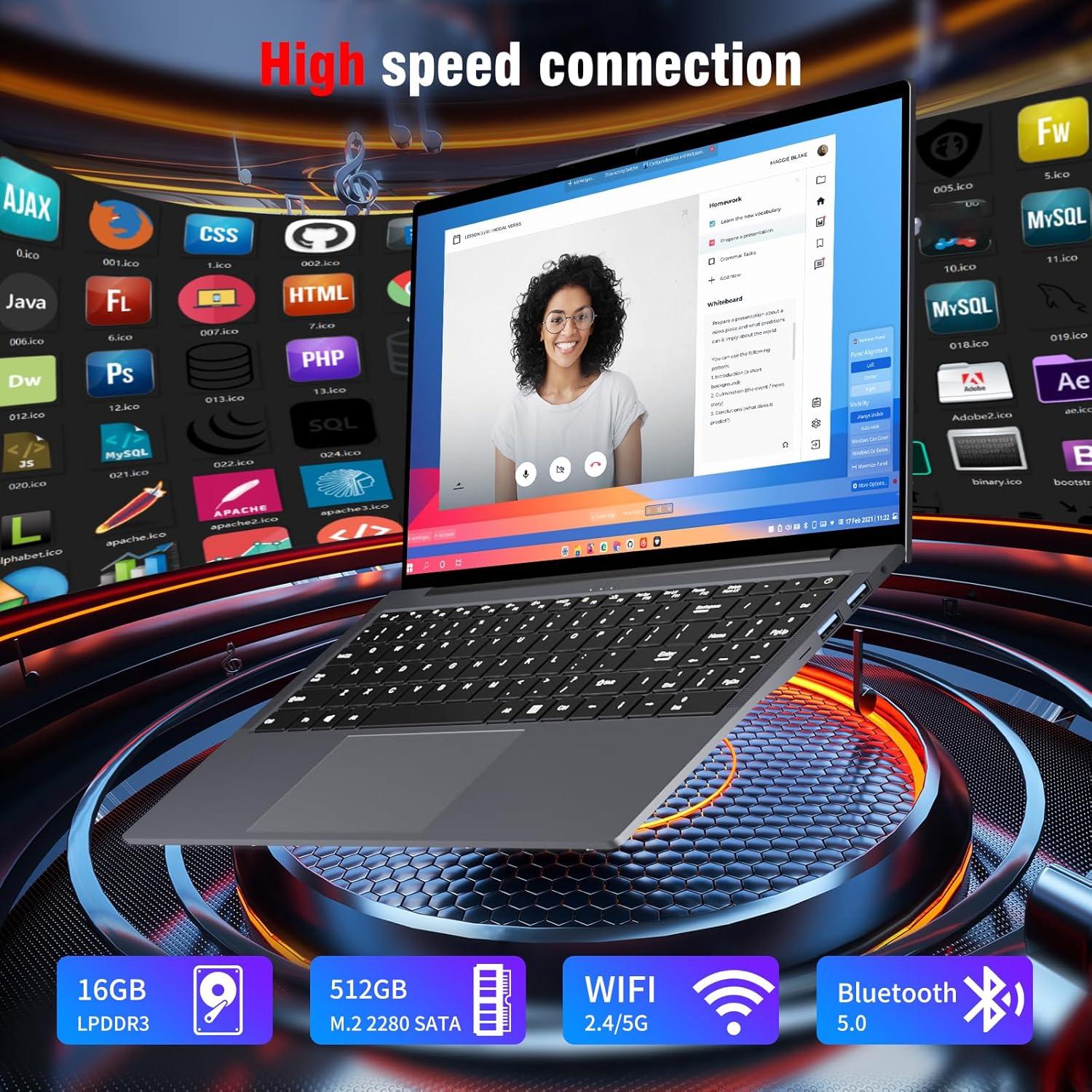 Laptop Gamer Tunhail UL156-3Y 15.6" FHD 16GB RAM 512GB SSD