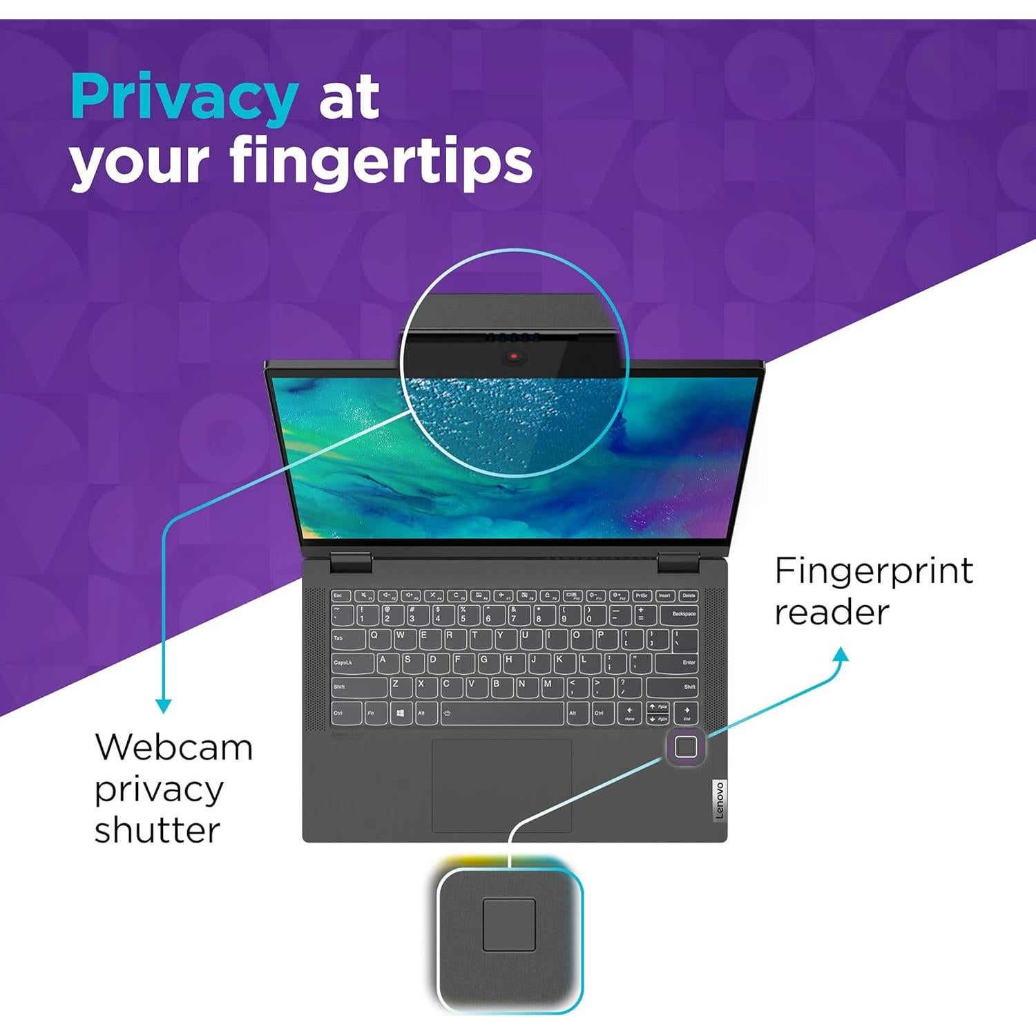 Laptop 2 en 1 Lenovo Ideapad Flex 5, 14" FHD, Ryzen 5, 16GB RAM, 256GB SSD